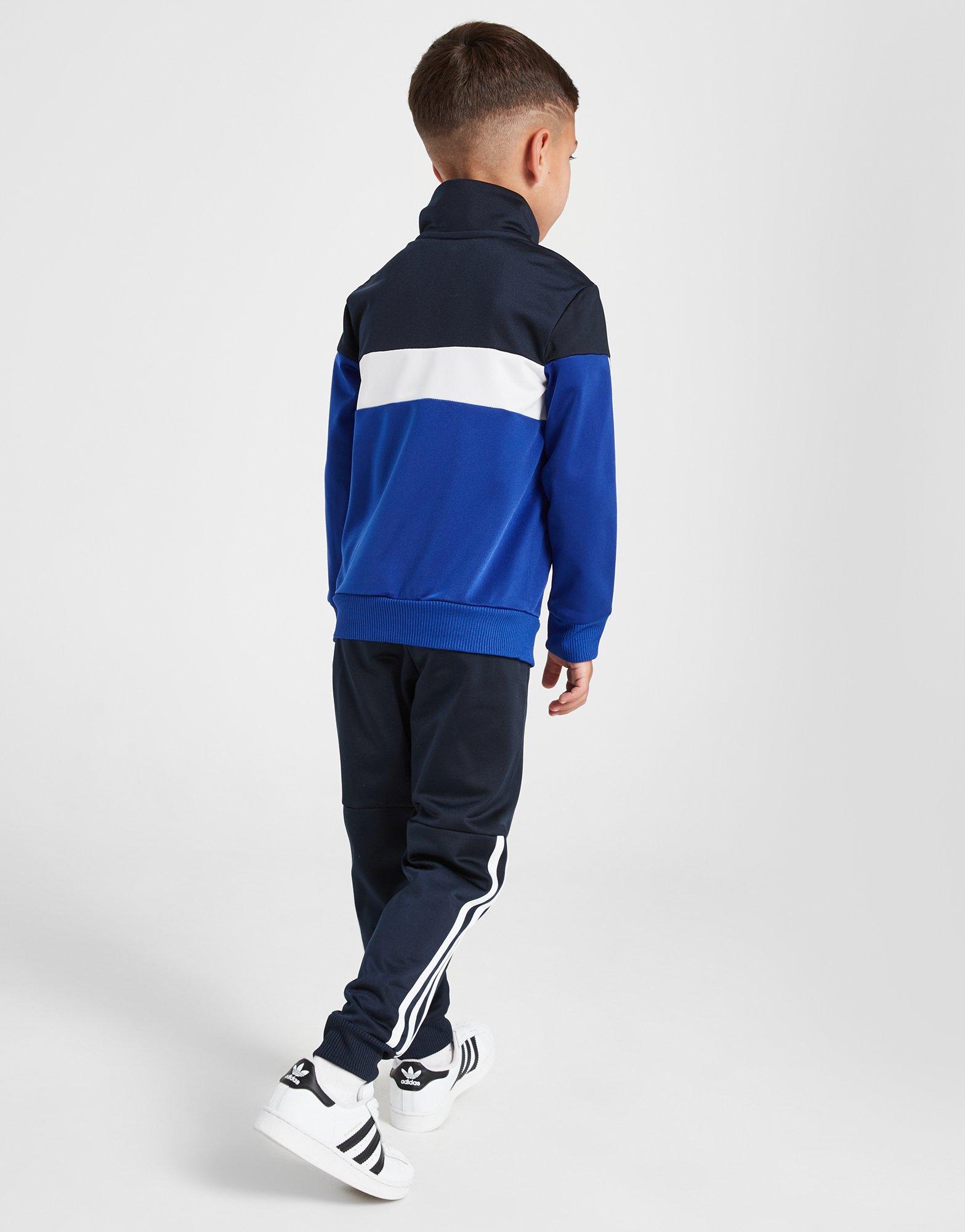 adidas 3-Stripes Poly Tracksuit Children