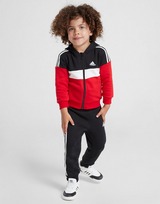 adidas Tiberio 3-Streifen Colorblock Kids Trainingsanzug