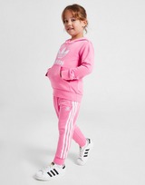 adidas Originals Girls' Trefoil Hooded Tracksuit Children