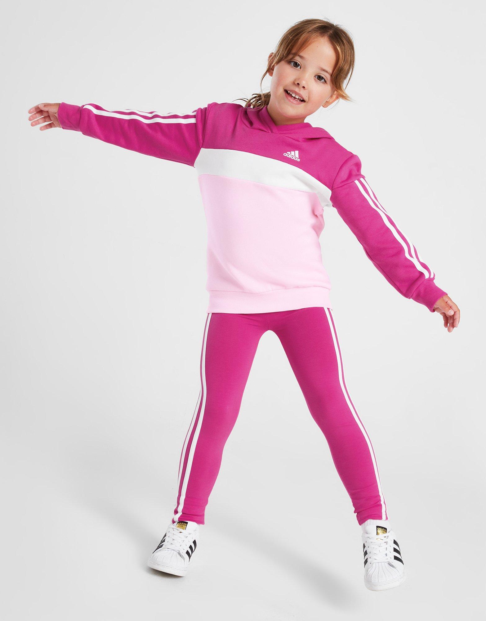 Ensemble Adidas Enfant Sweat et legging FL TS Rose