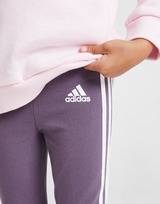 adidas Girls' 3-Stripes Colour Block fato de treino Infant