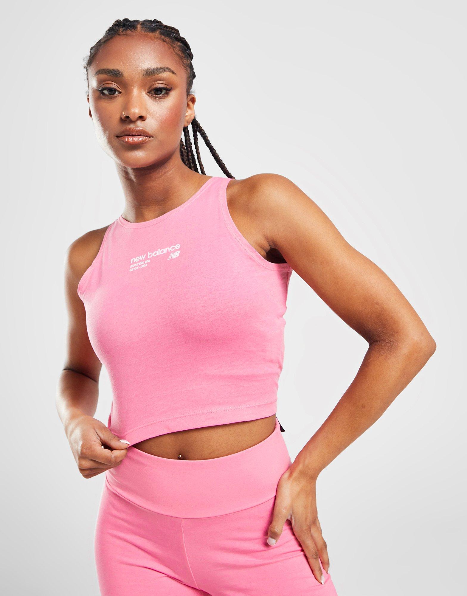 New balance crop on sale tank