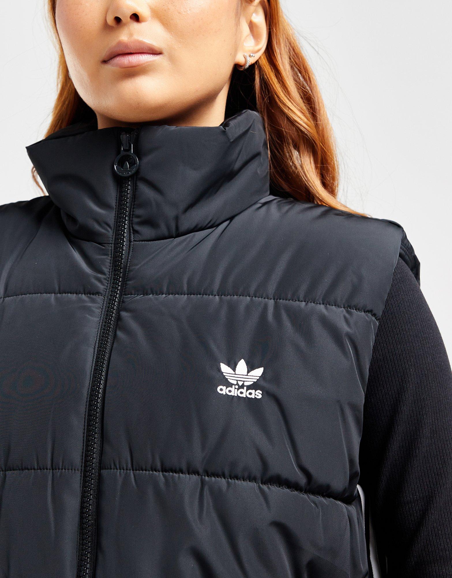 Adidas neo womens shop patterned gilet black