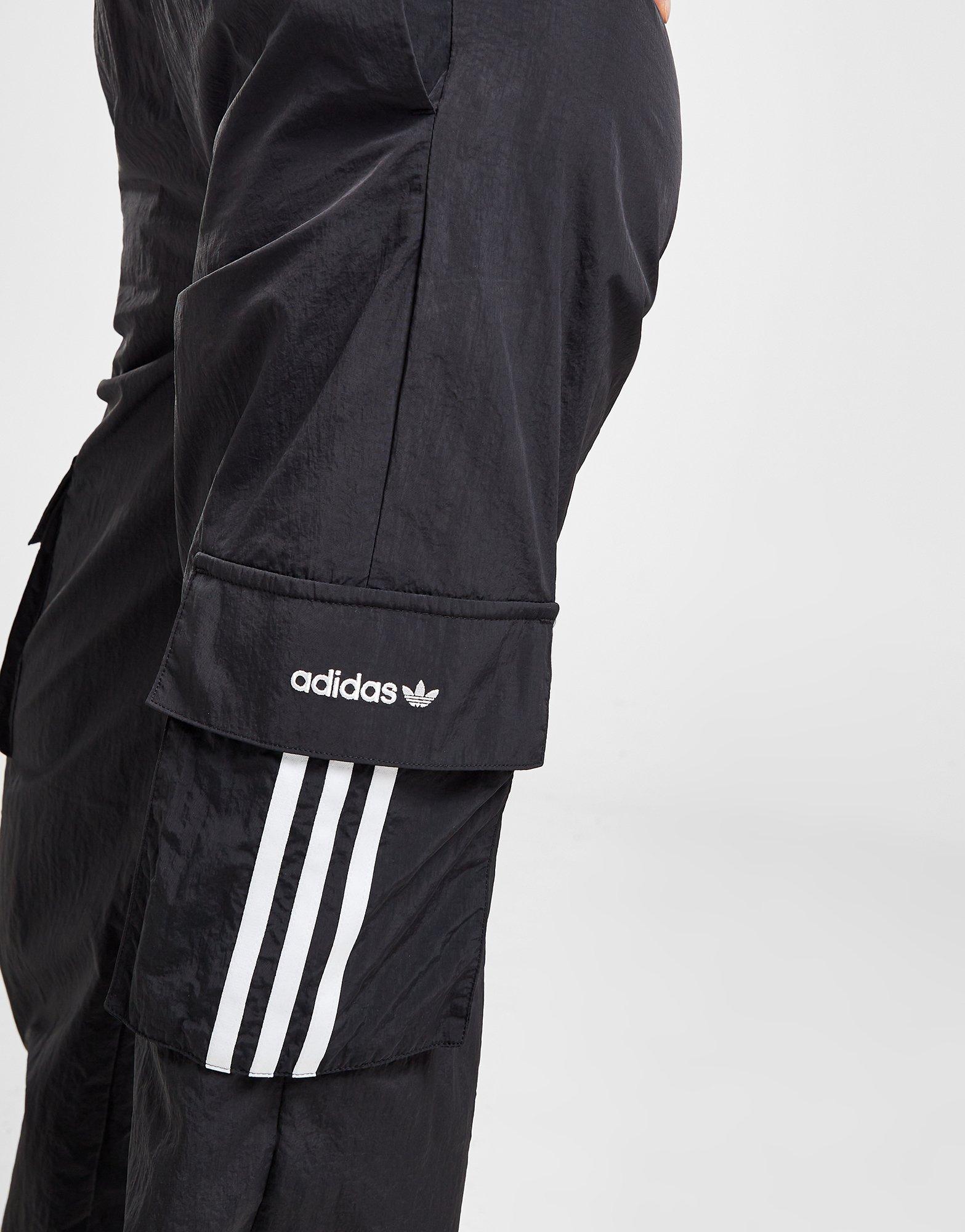 Black adidas Originals 3-Stripes Cargo Pants