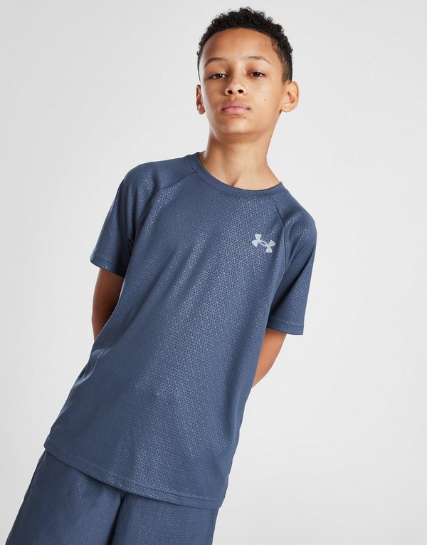 Blauw Under Armour Tech Emboss T-Shirt Junior - JD Sports Nederland