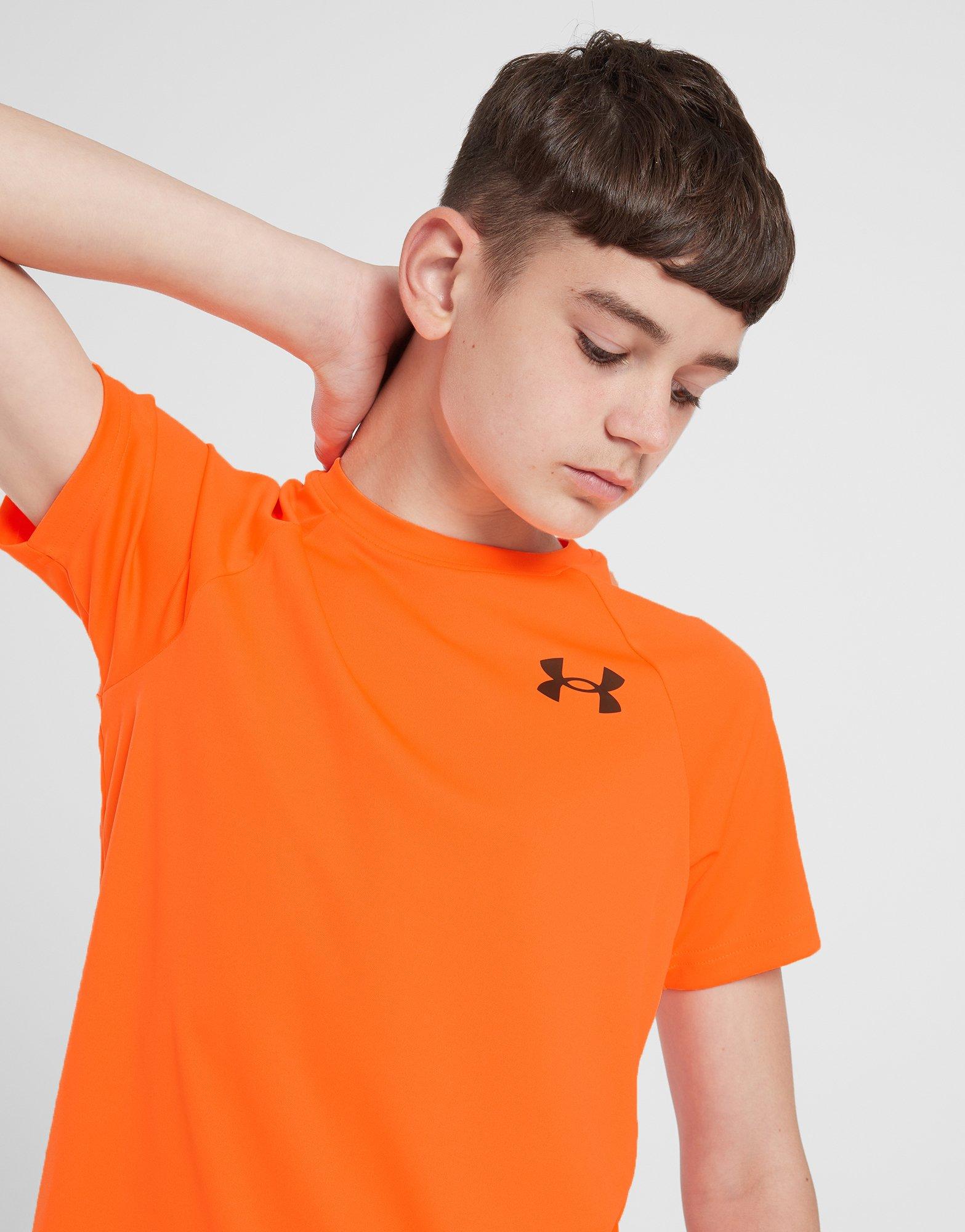 Under armour sale orange t shirt