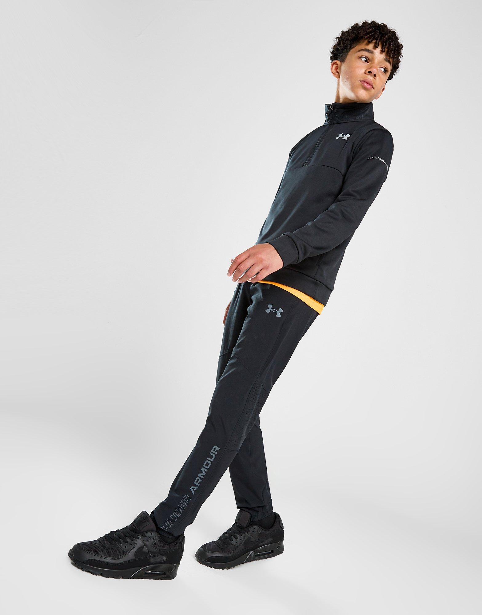 Black Under Armour Woven Track Pants Junior - JD Sports Global