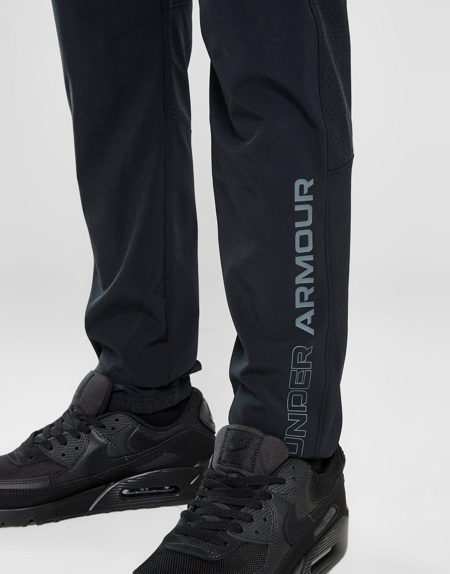 Black Under Armour Woven Cargo Track Pants Junior - JD Sports Global