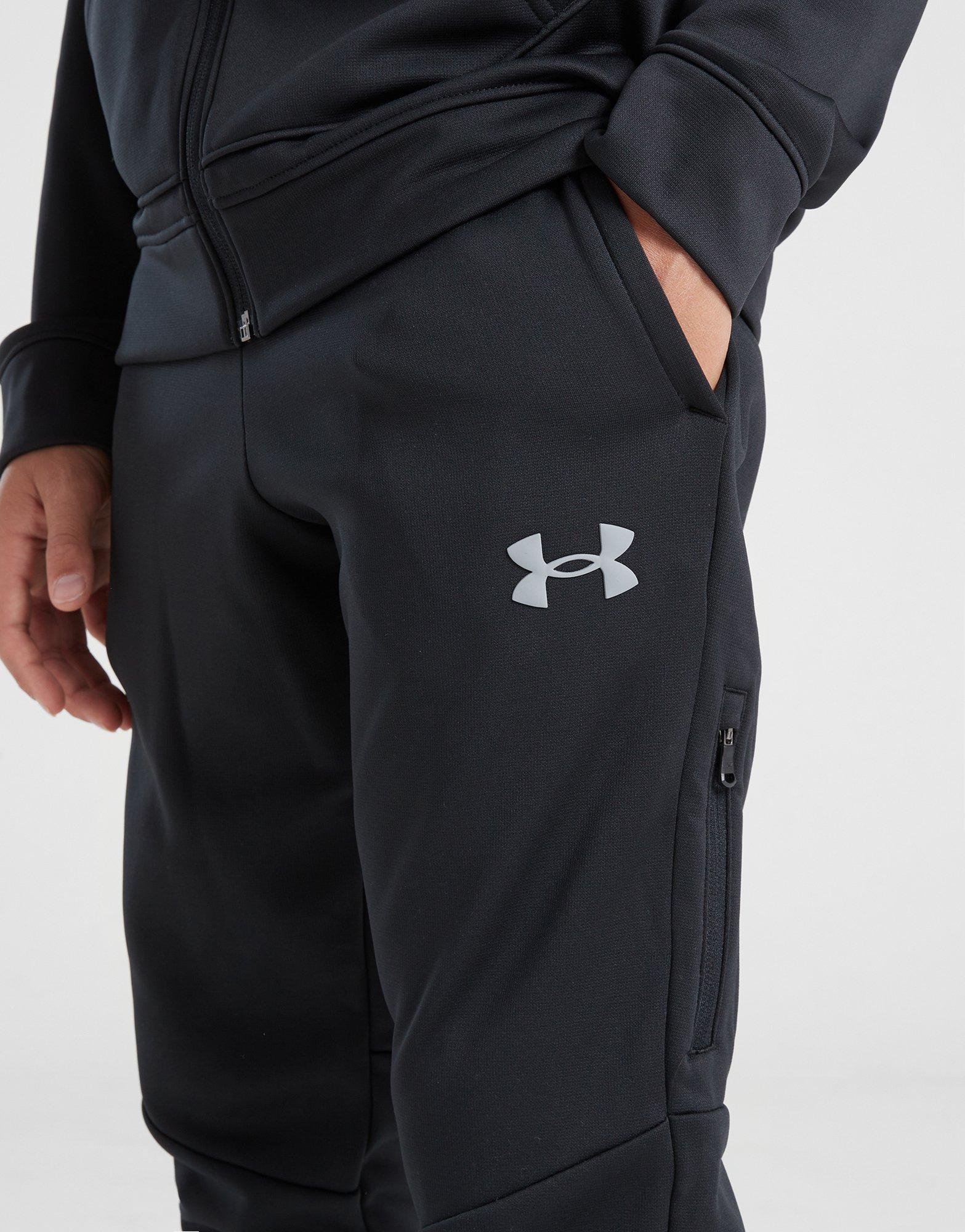 Under Armour Joggers UA Armour Fleece Grid para Júnior em Preto