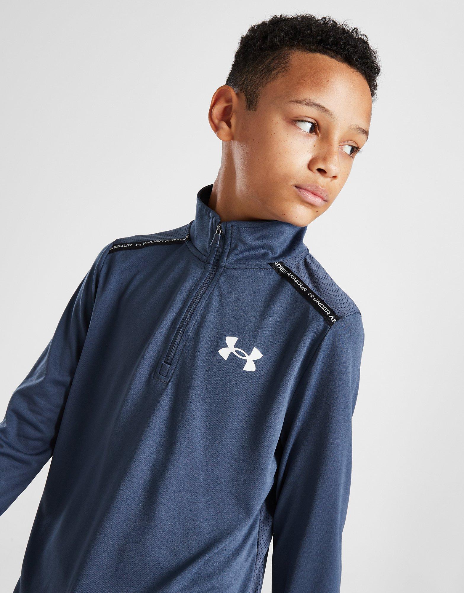 Under Armour Haut de survêtement Zippé Tech Junior Gris- JD Sports France