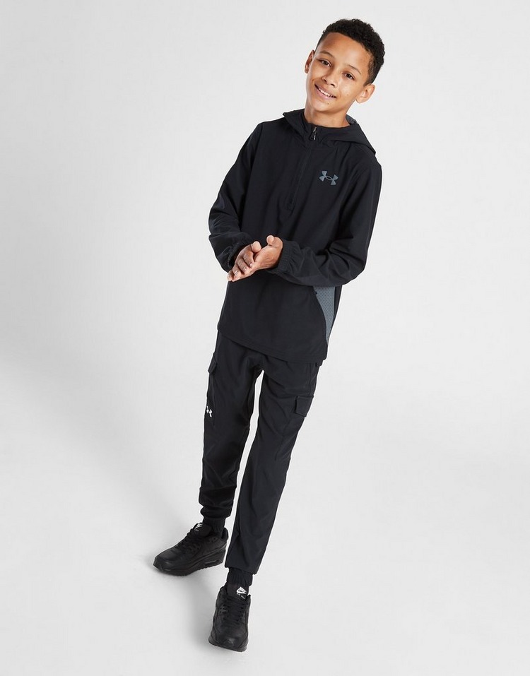 Under Armour Woven 1/2 Zip Hoodie Junior