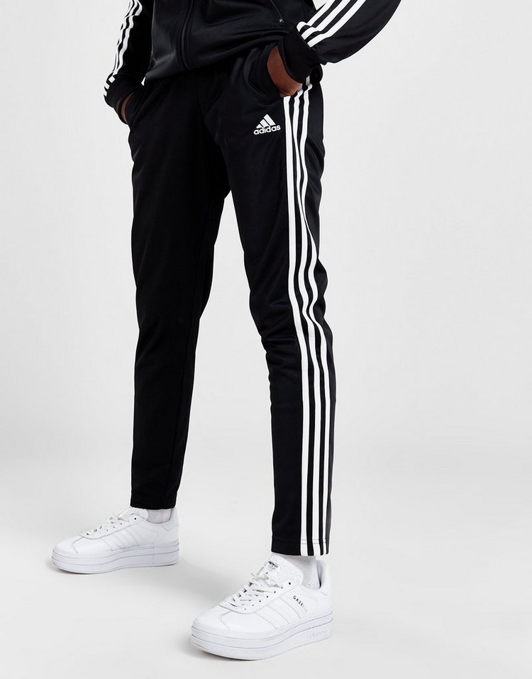 Black adidas 3-Stripes Essential Tracksuit | JD Sports UK