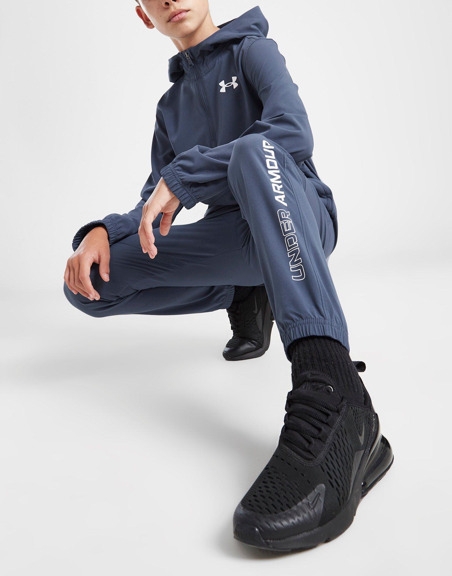 Black Under Armour Woven Wordmark Cargo Track Pants - JD Sports Global