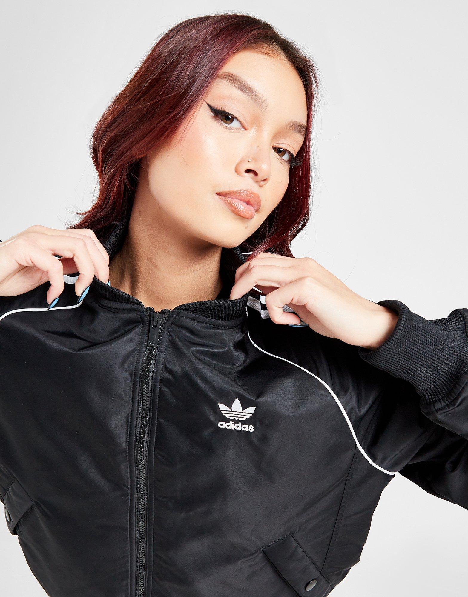 Black adidas Originals SST Bomber Jacket - JD Sports Global