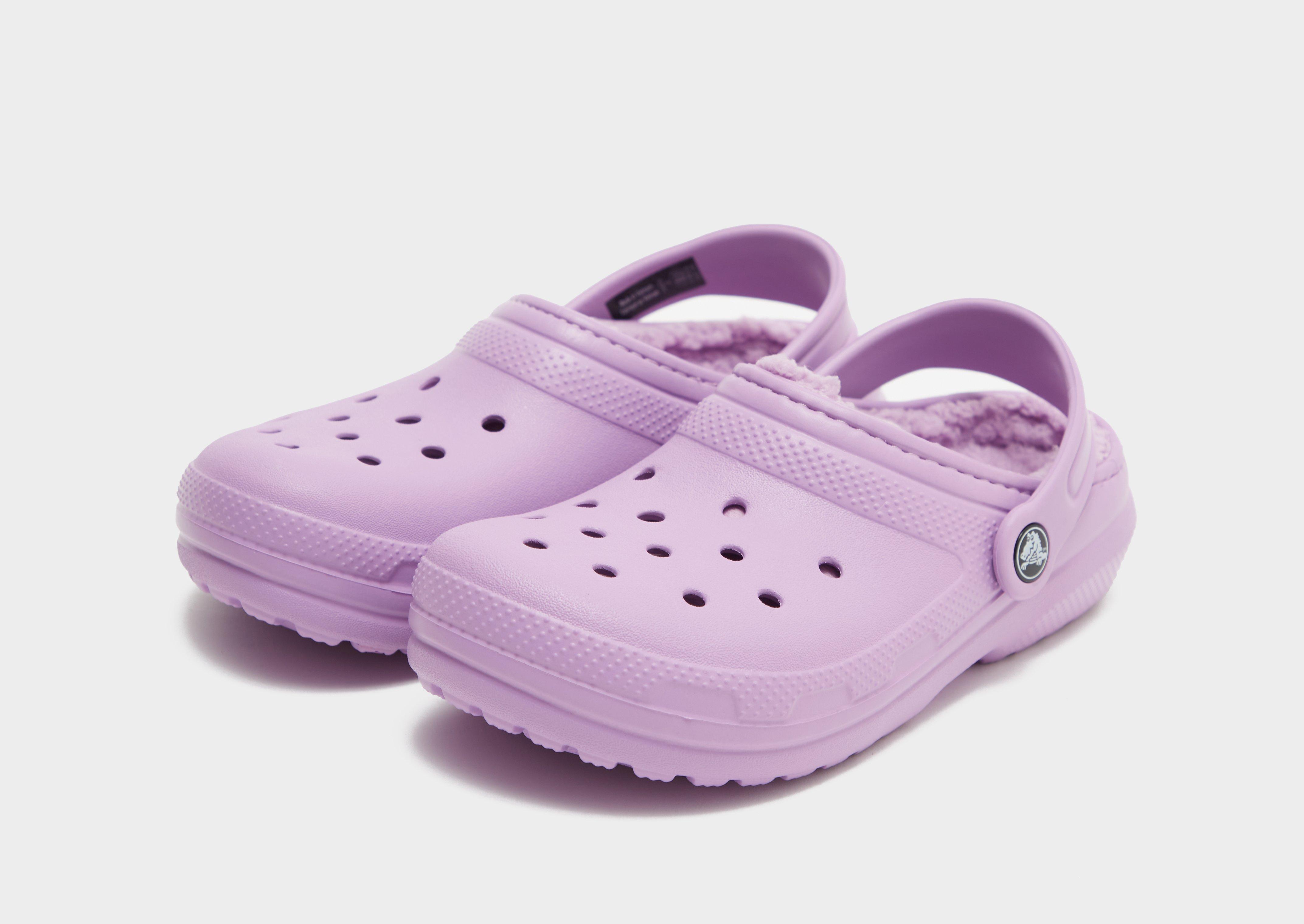 Lavender crocs online kids