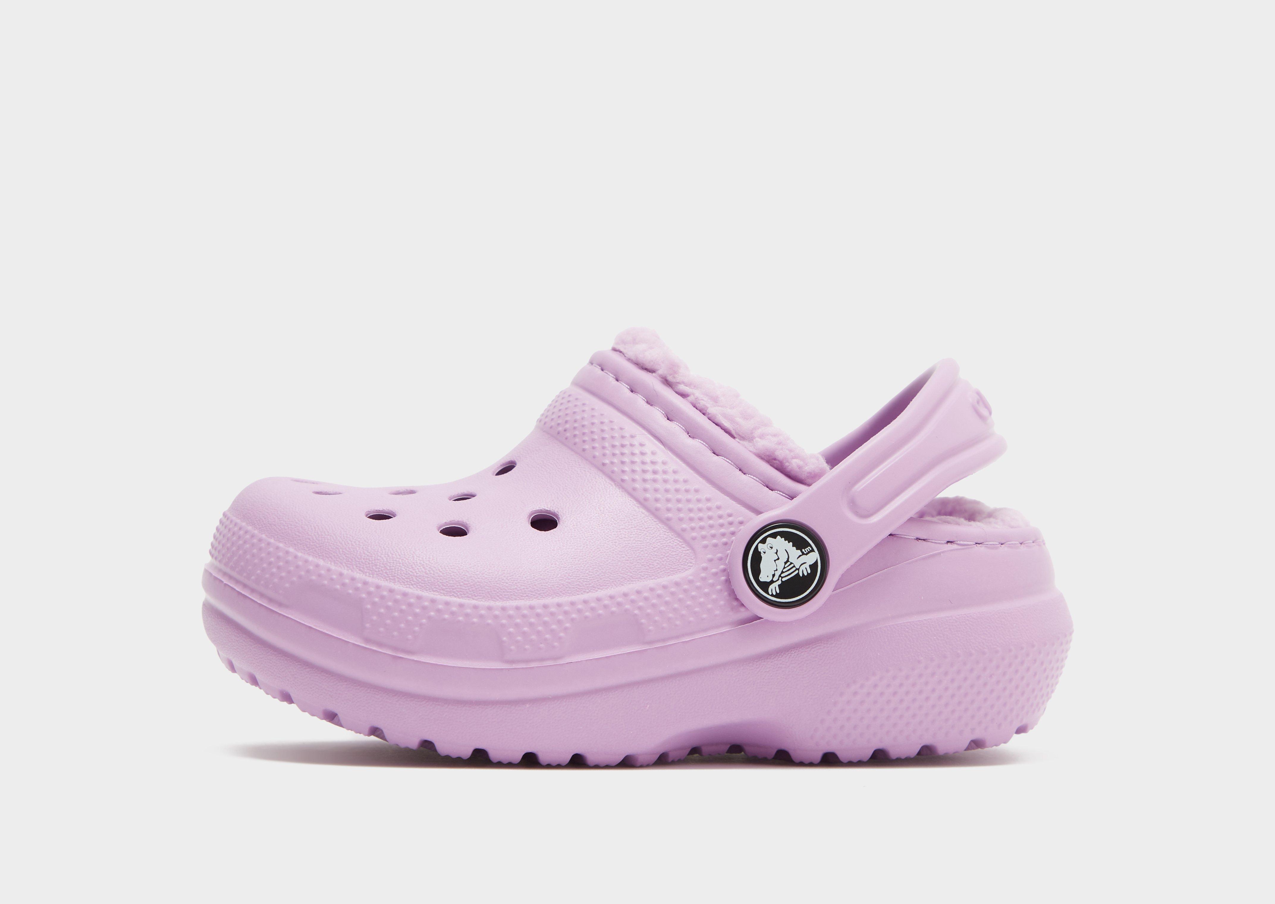 Pink and purple clearance crocs