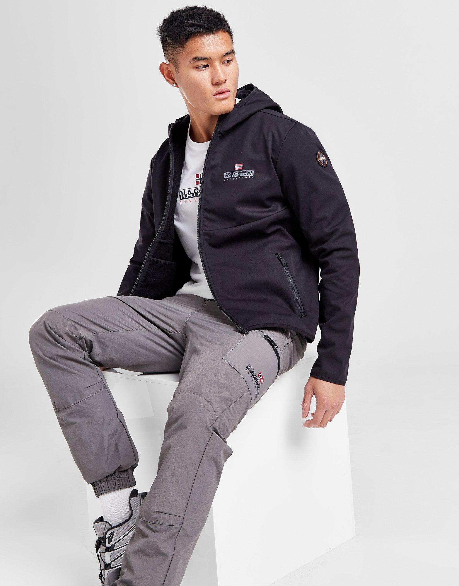 Grey napapijri cheap jacket