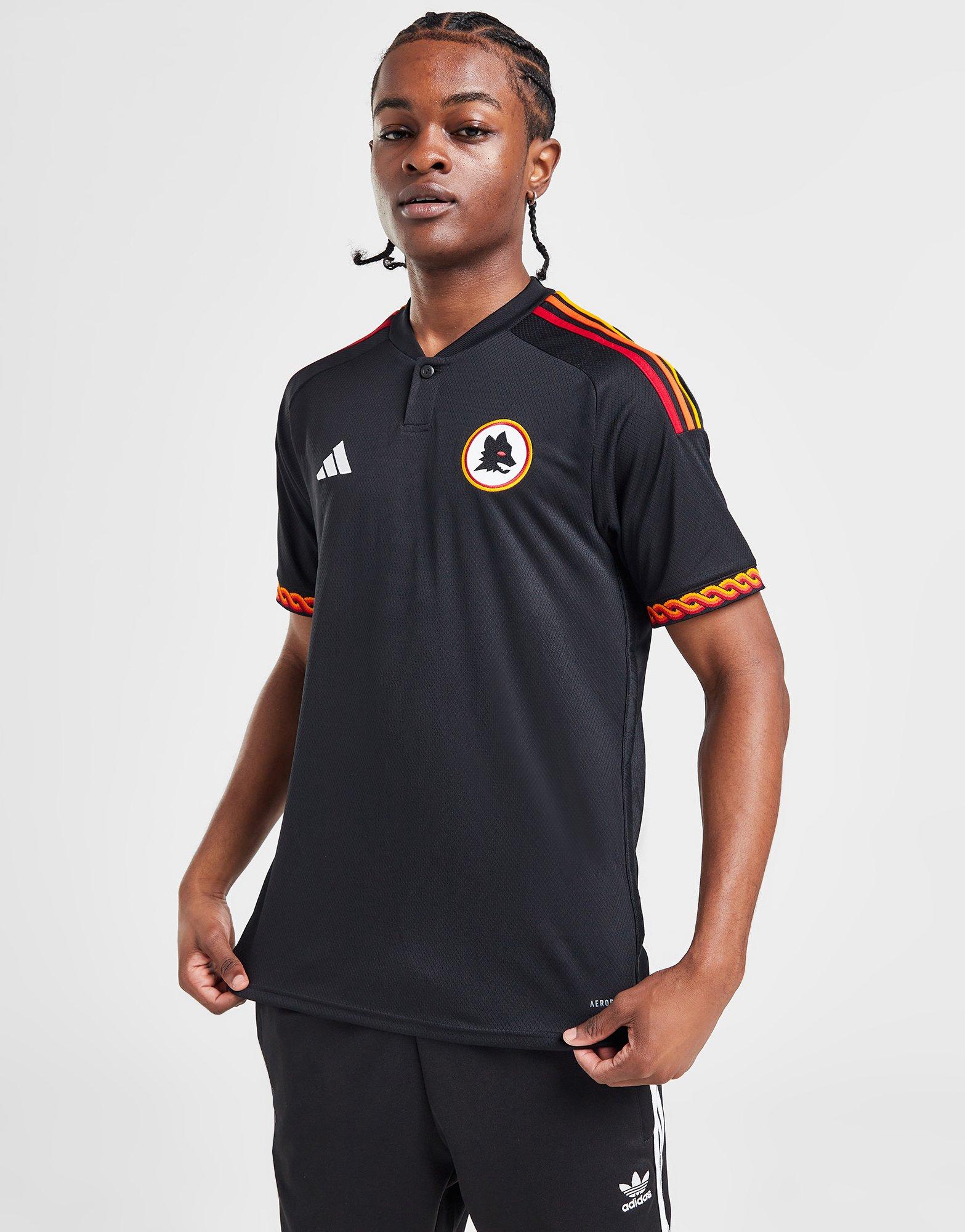 Black adidas AS Roma 2023/24 Third Shirt - JD Sports Global