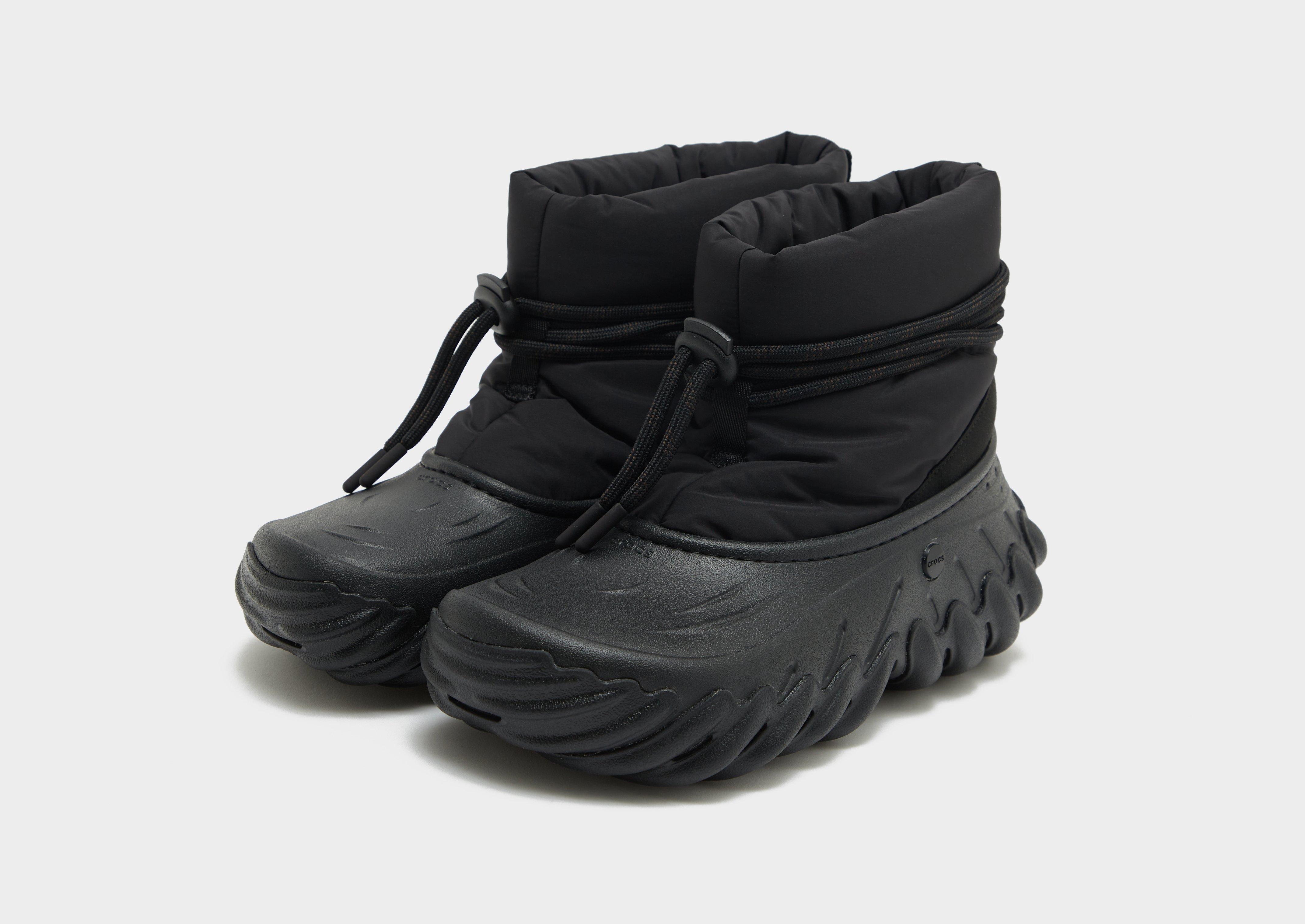 Crocs hot sale black boots