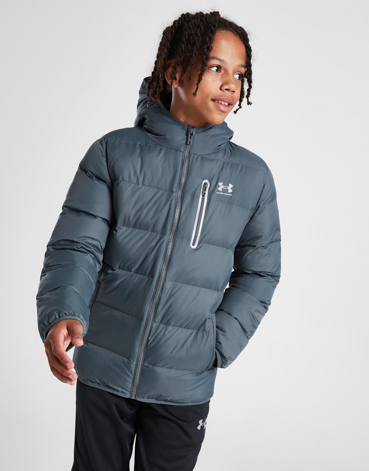 Grey Under Armour Pronto Jacket Junior JD Sports UK