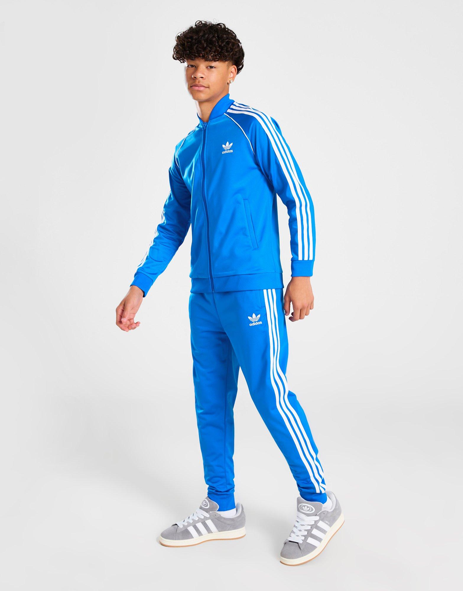 Blue adidas Originals SS Track Pants Junior