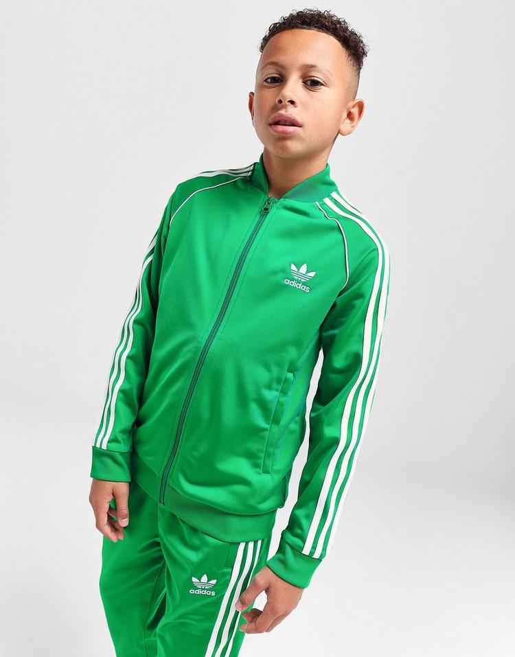 Green adidas Originals SST Track Top Junior | JD Sports UK