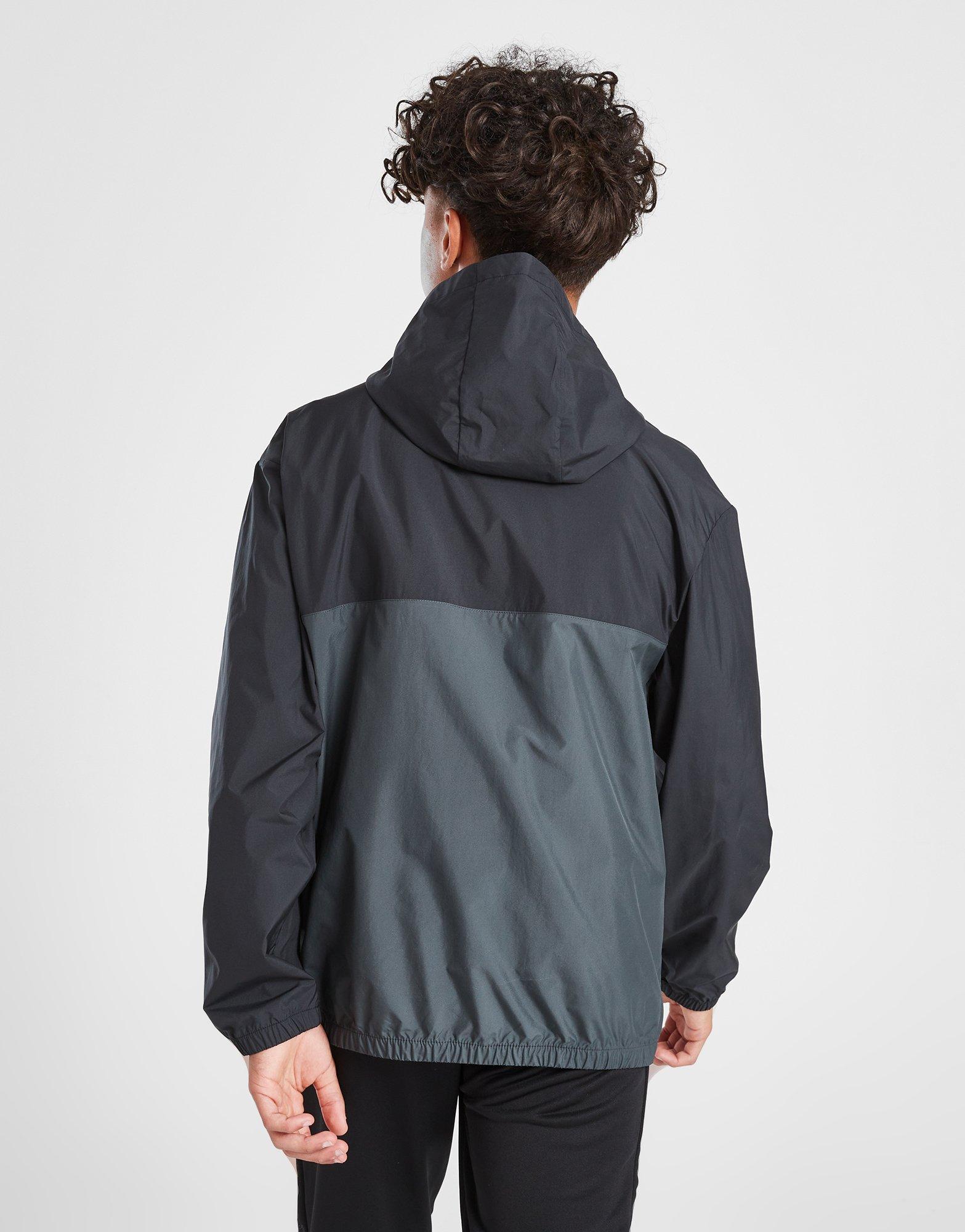 adidas Lightweight Colour Block Hooded Jacke Junior