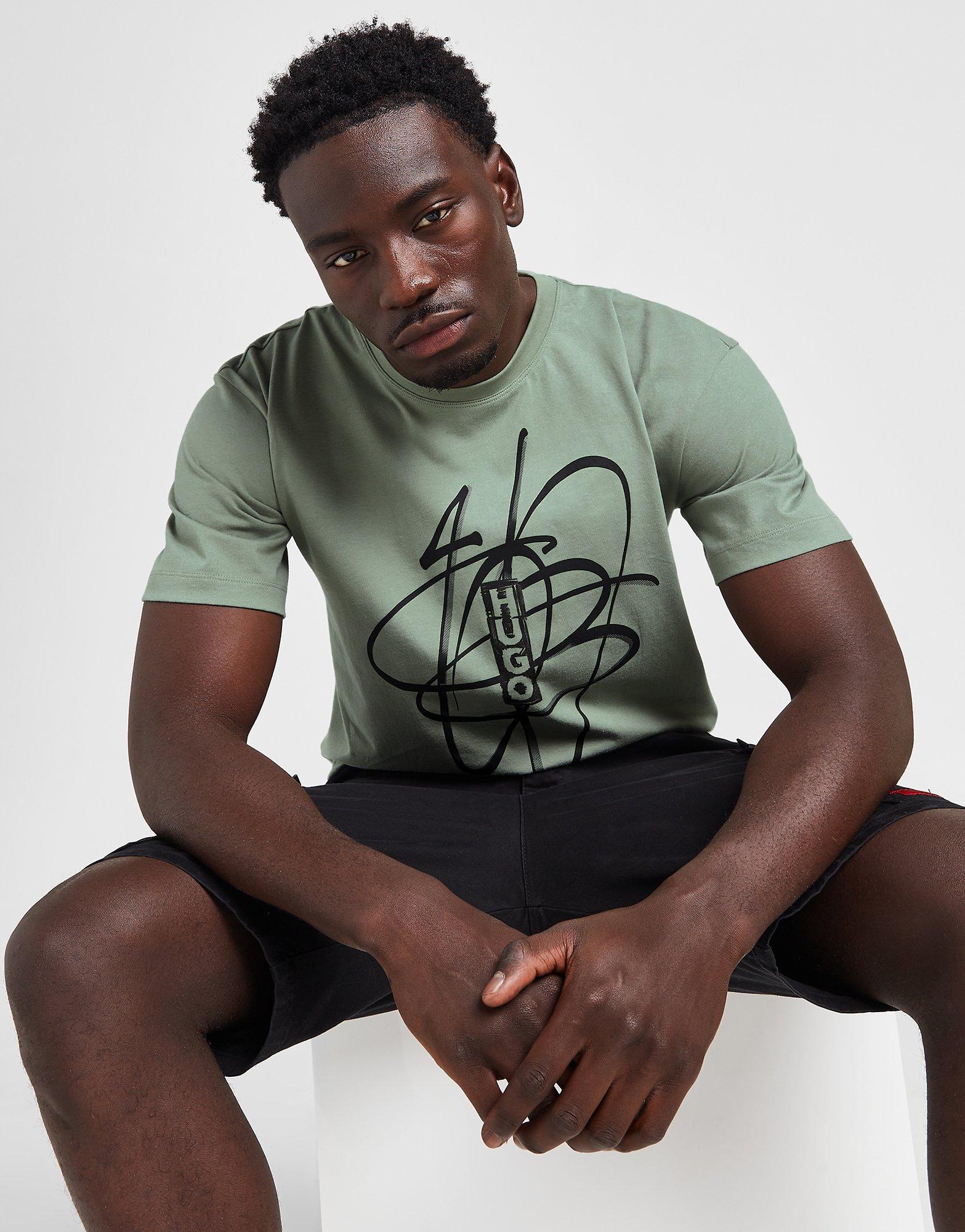 HUGO Dapuseni Vertical Logo T-Shirt