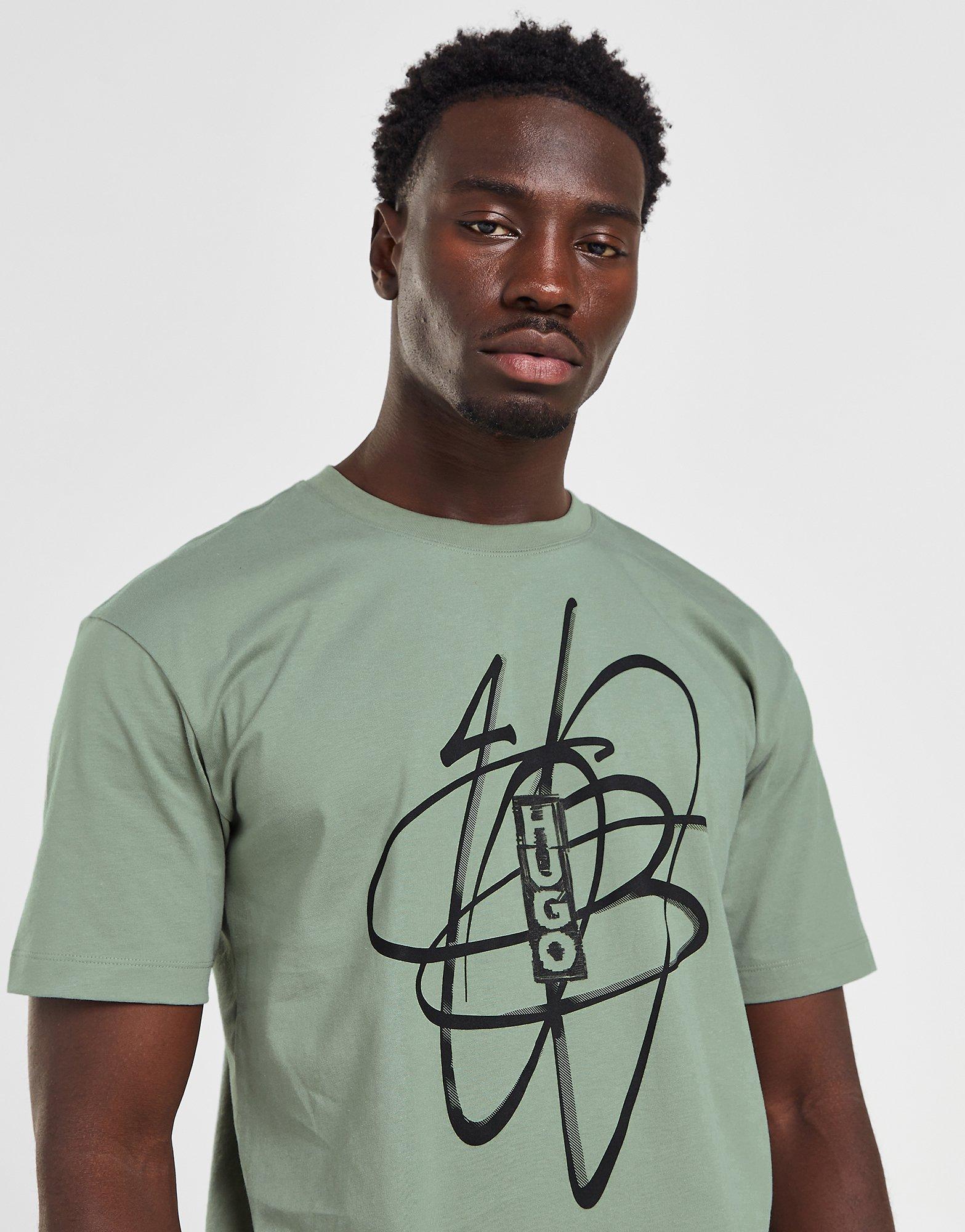 HUGO Dapuseni Vertical Logo T-Shirt