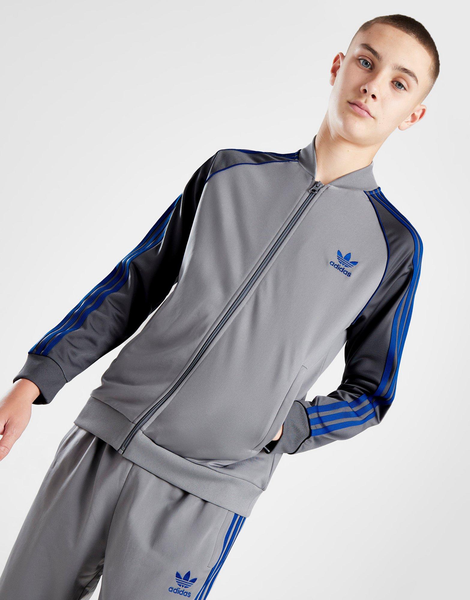 Adidas originals superstar track top junior on sale