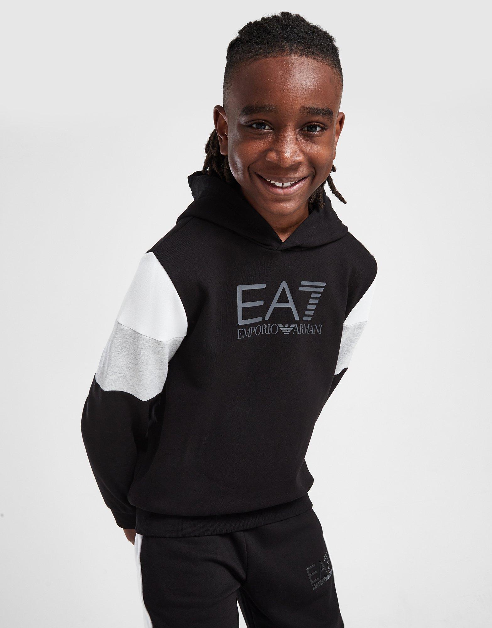 Ea7 kids hoodie new arrivals