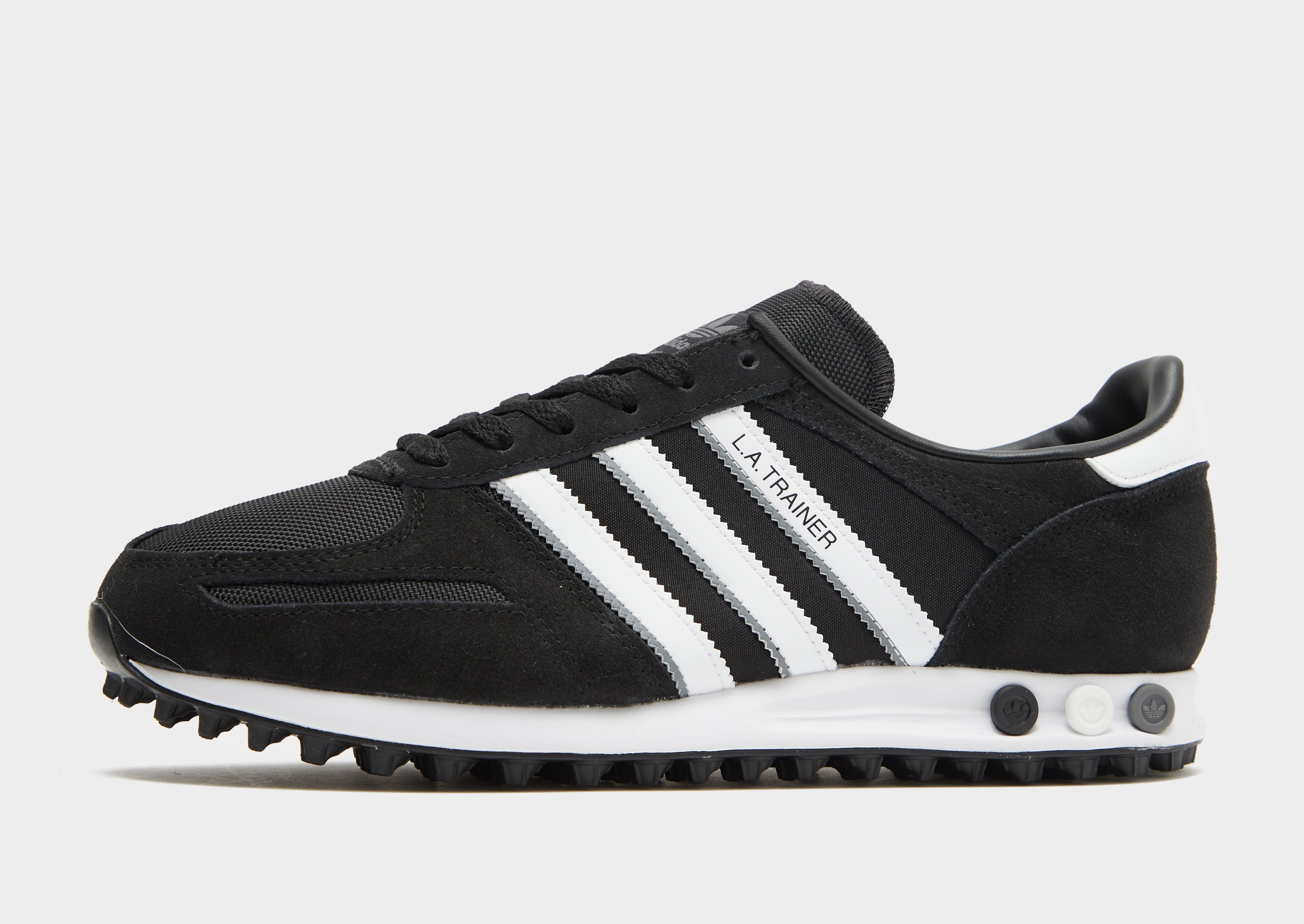 Black adidas Originals LA Trainer - JD Sports