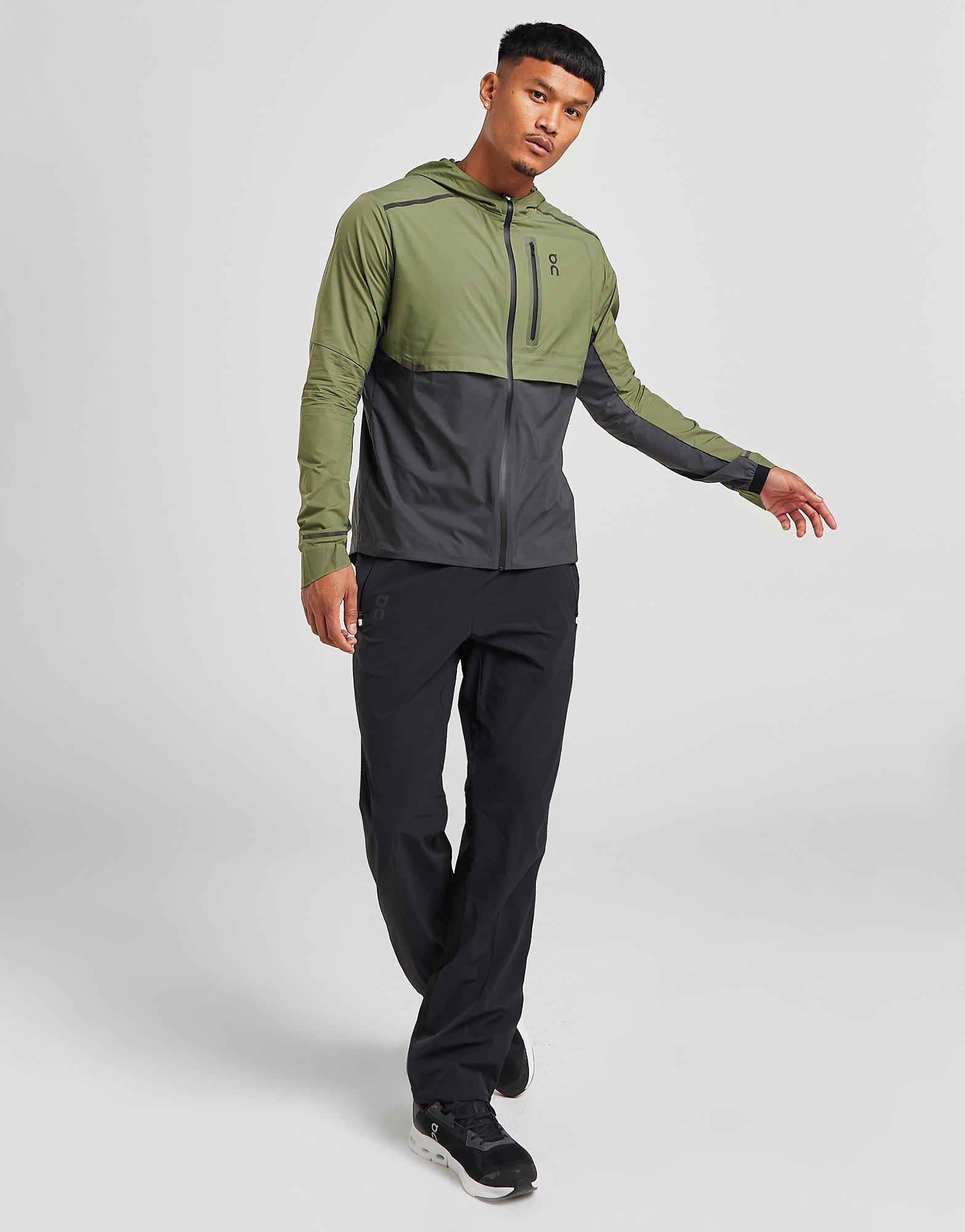 Green On Running Weather Running Jacket