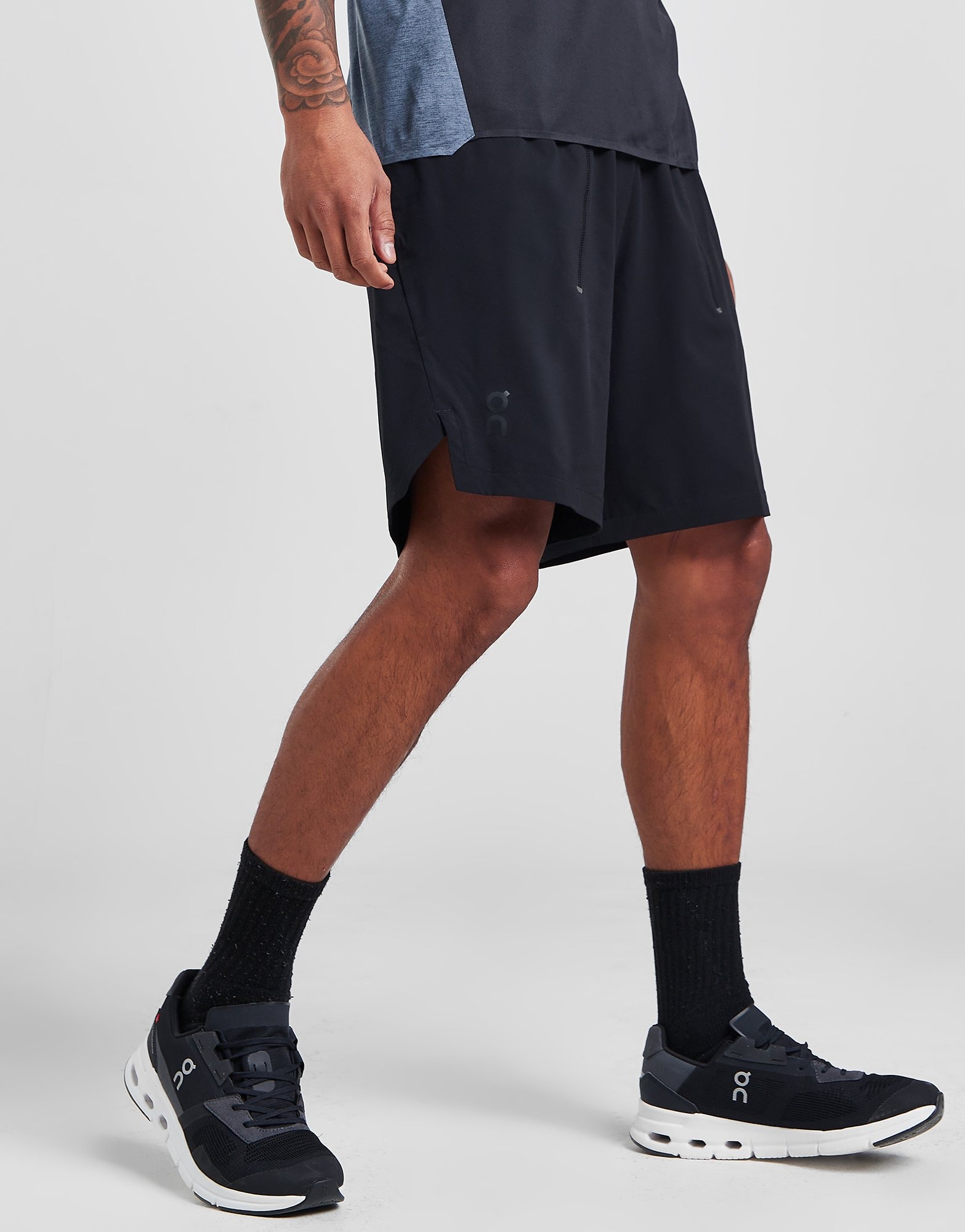 Black On Running Focus Woven Shorts JD Sports