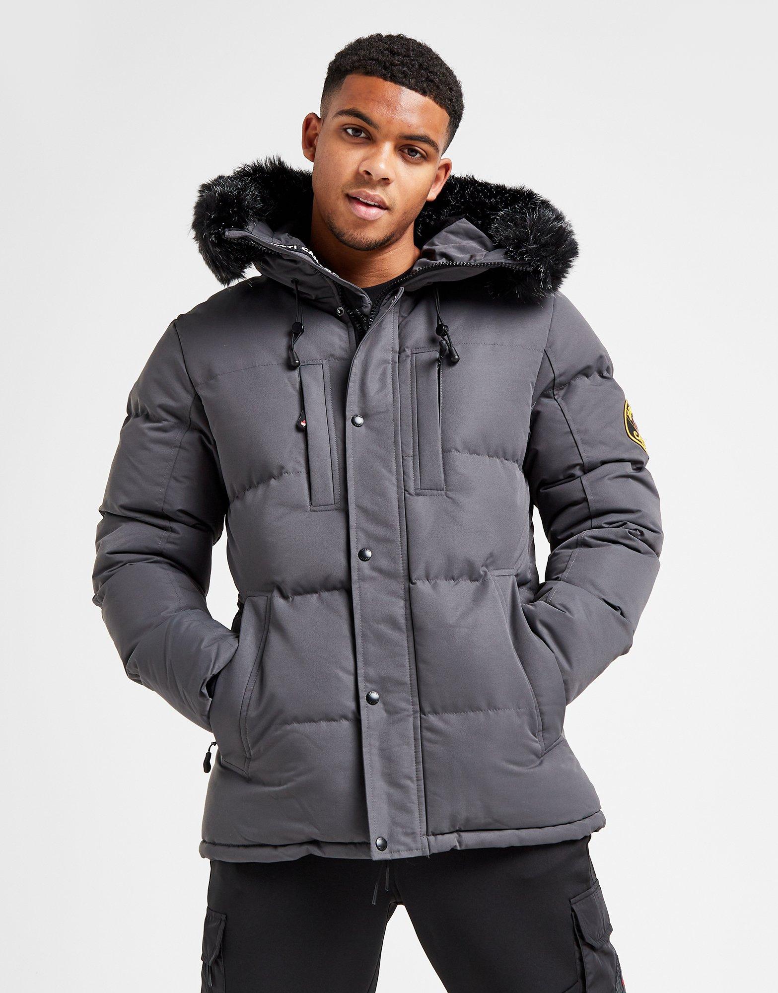 Zavetti Canada Oshawa Parka Jacket em Cinzento