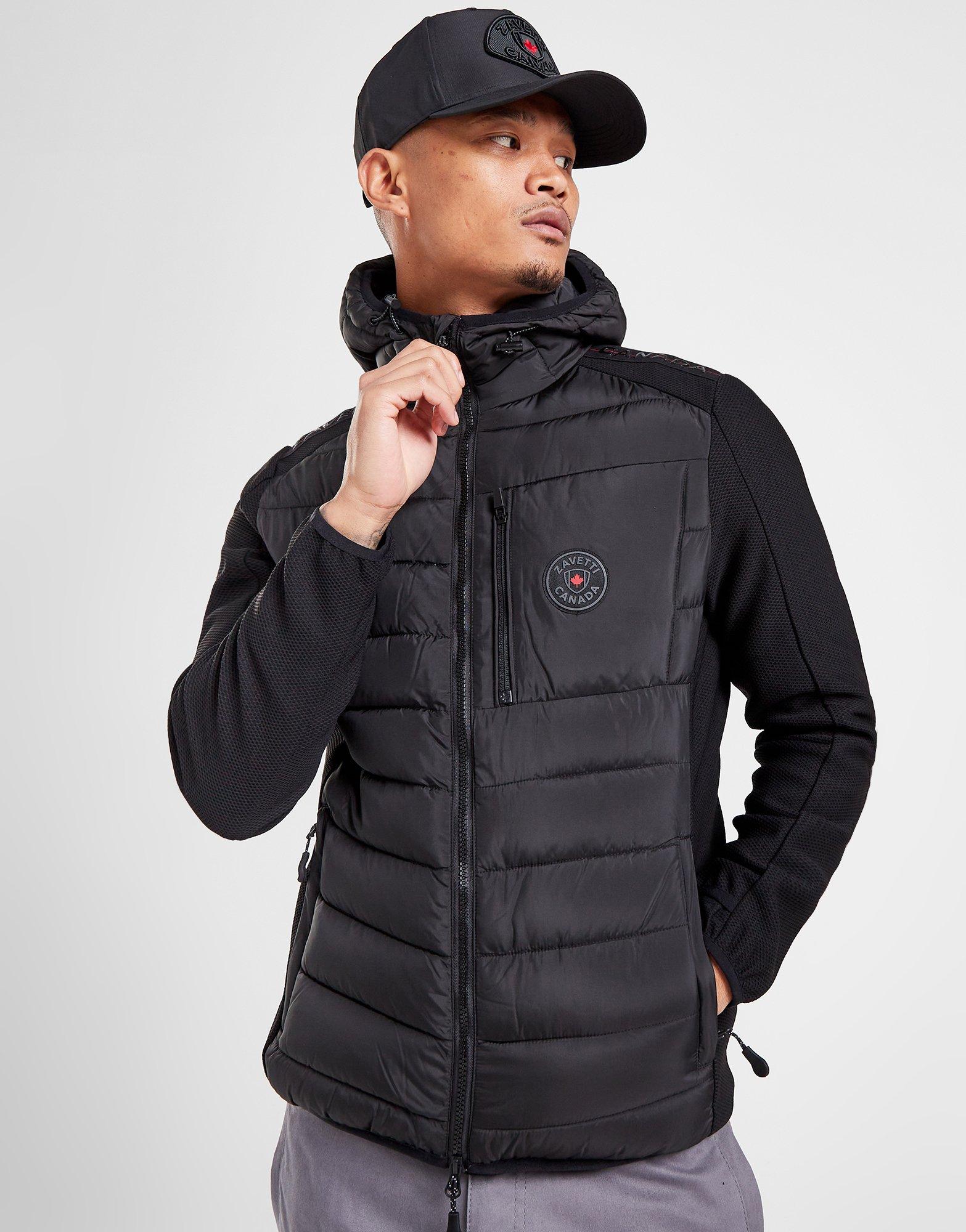 Black Zavetti Canada Serzio Hybrid Jacket