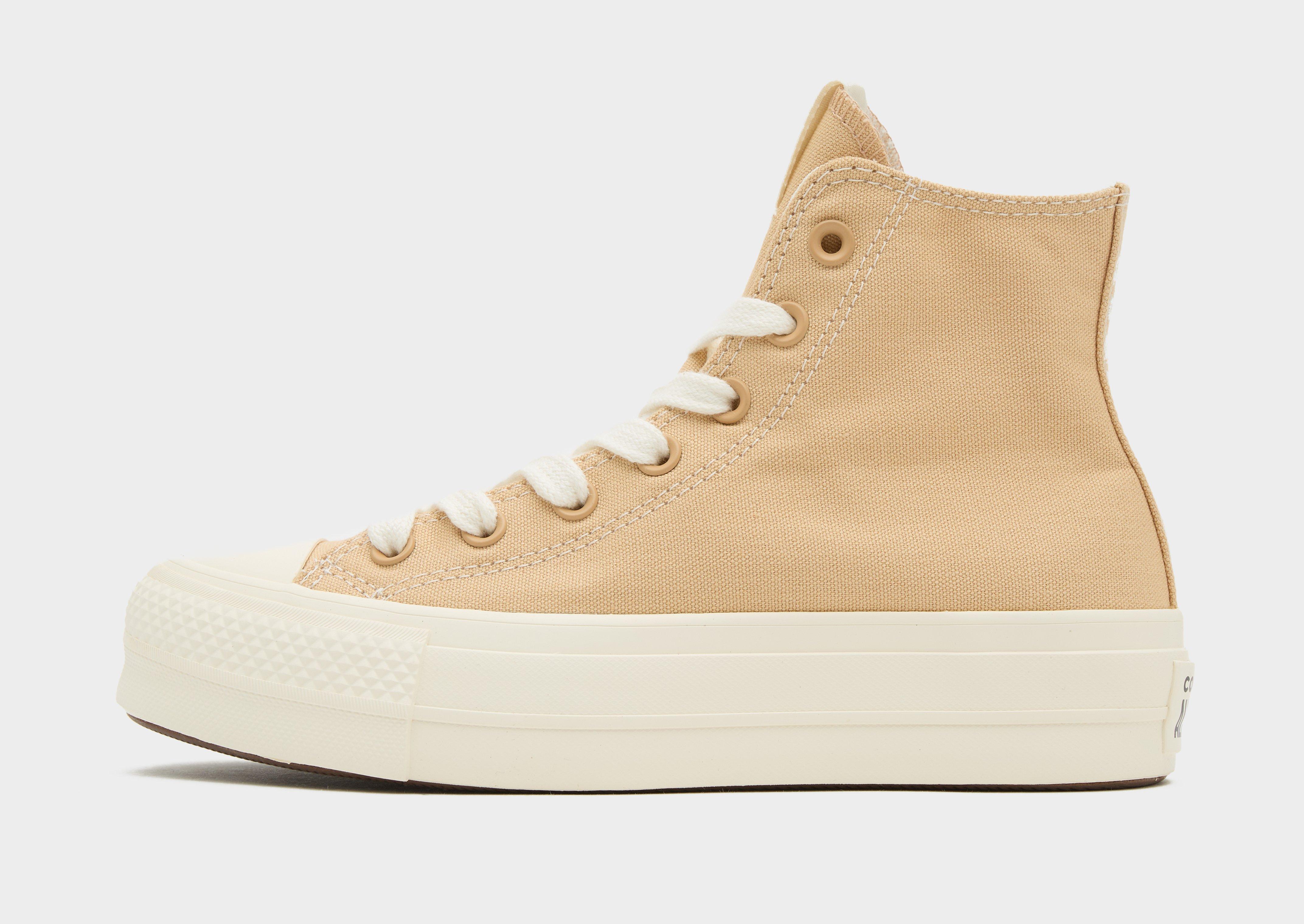 Converse all star beige femme sale