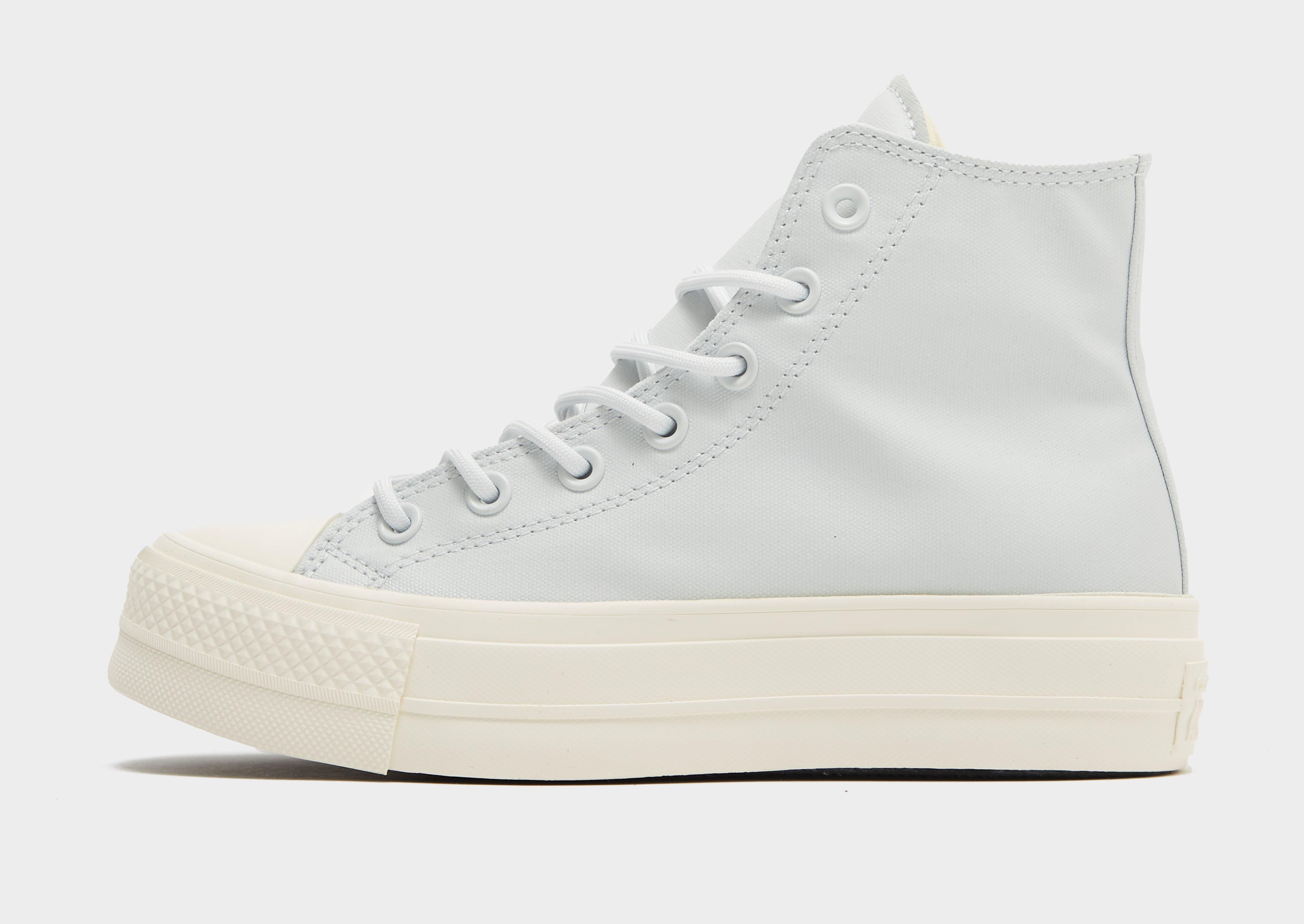 Grey on sale platform converse