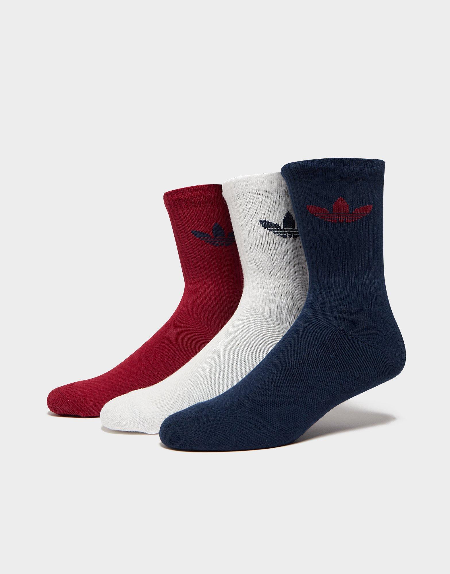 adidas Originals 3 Pack Crew Socks