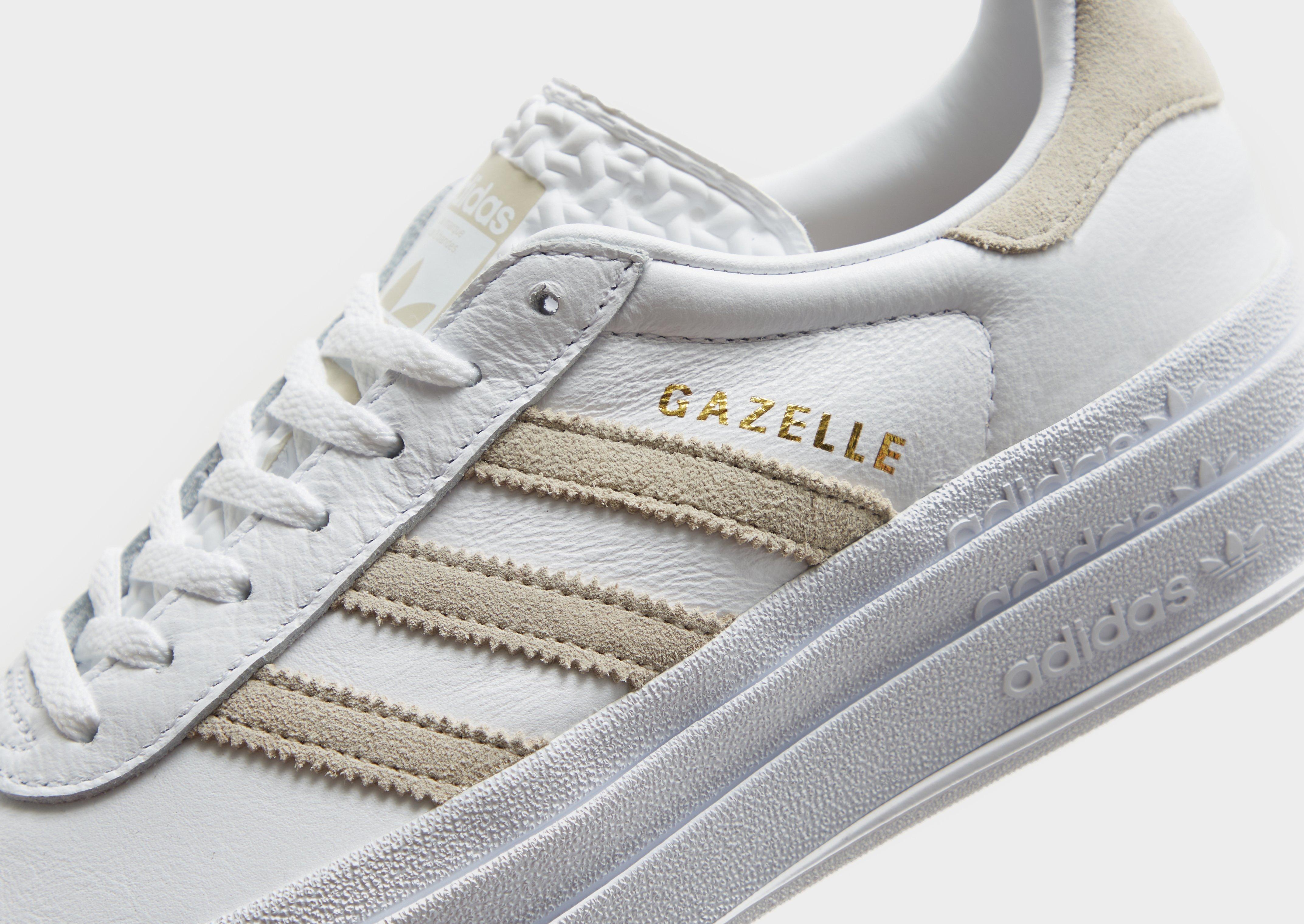 Gazelle adidas blanche online femme