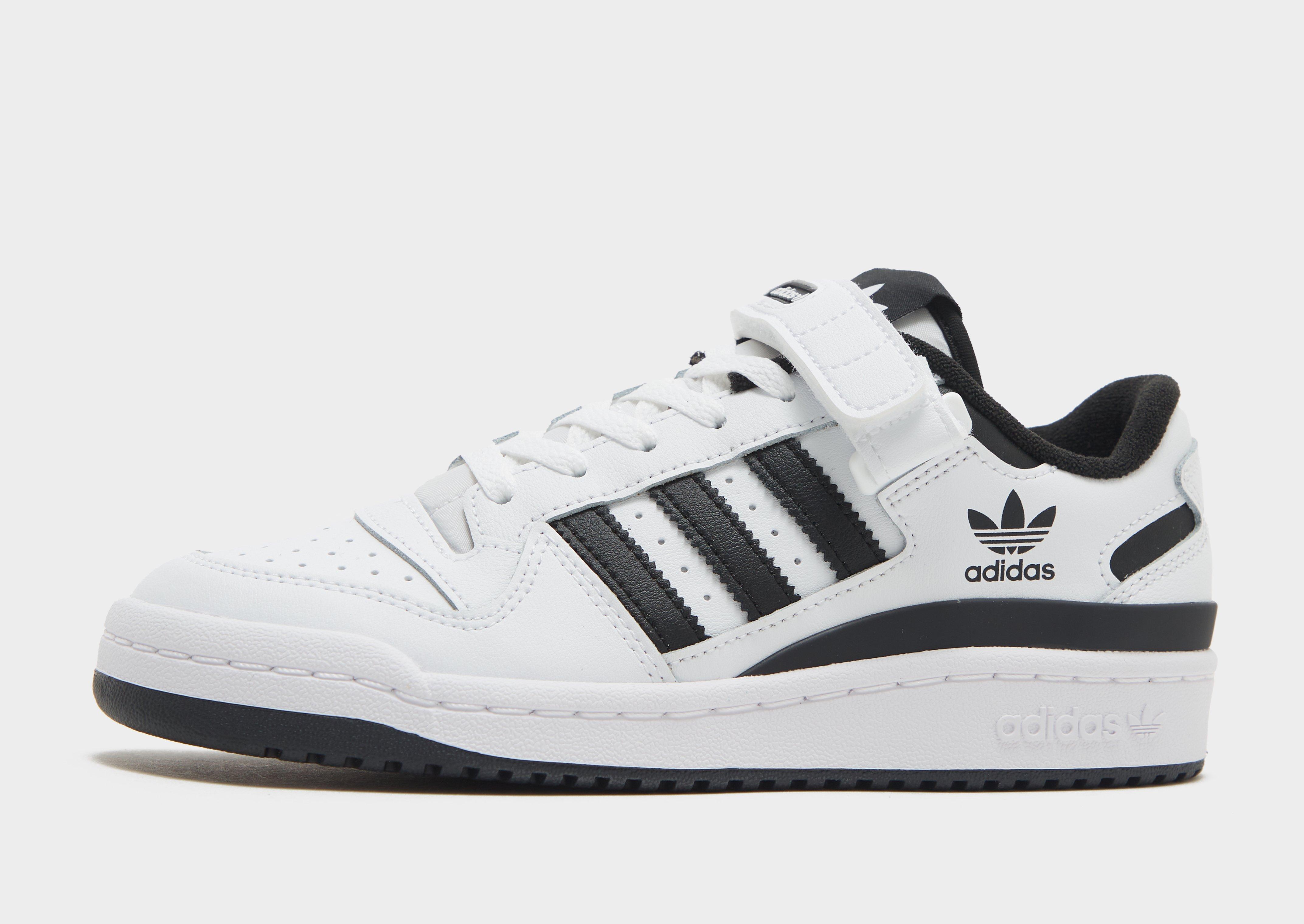 White adidas Forum Low Junior | JD Sports UK