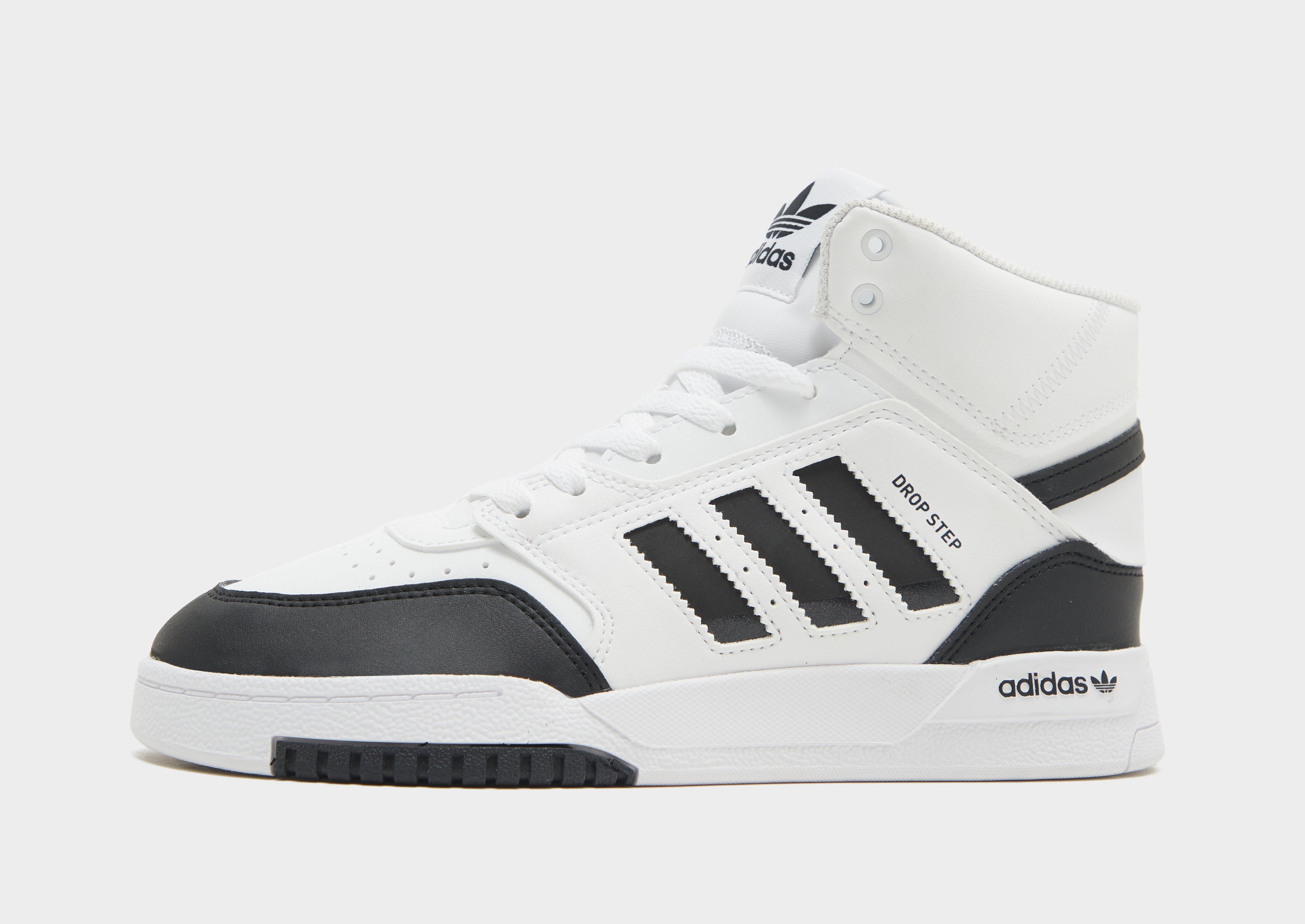 White adidas Originals Drop Step Mid Junior JD Sports UK