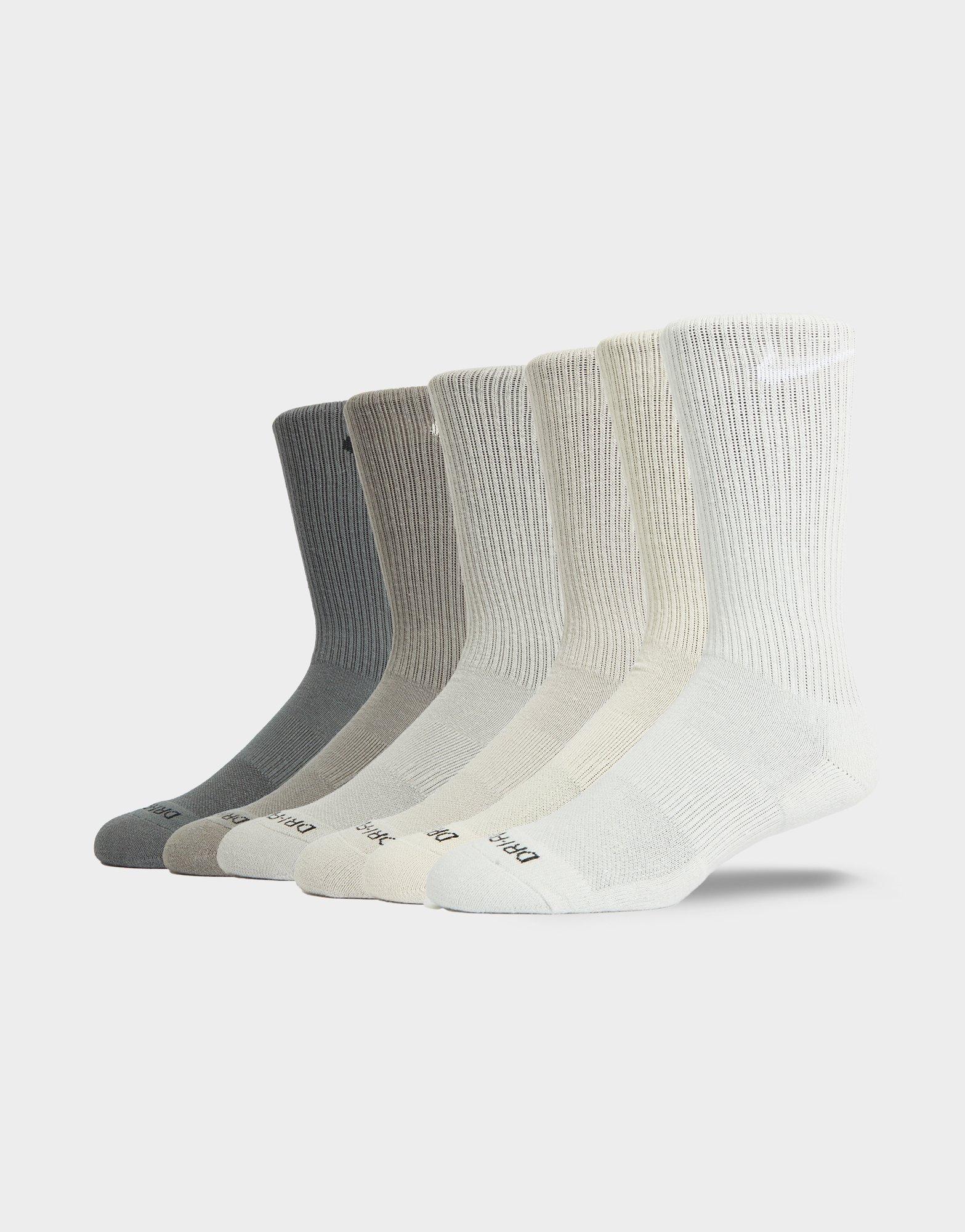 Grey Nike 6-Pack Everyday Cushioned Training Crew Socks - JD Sports Ireland