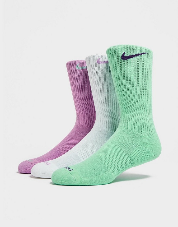 Multi Nike Everyday Plus Cushioned Crew Socks (3-Pack) | JD Sports Global