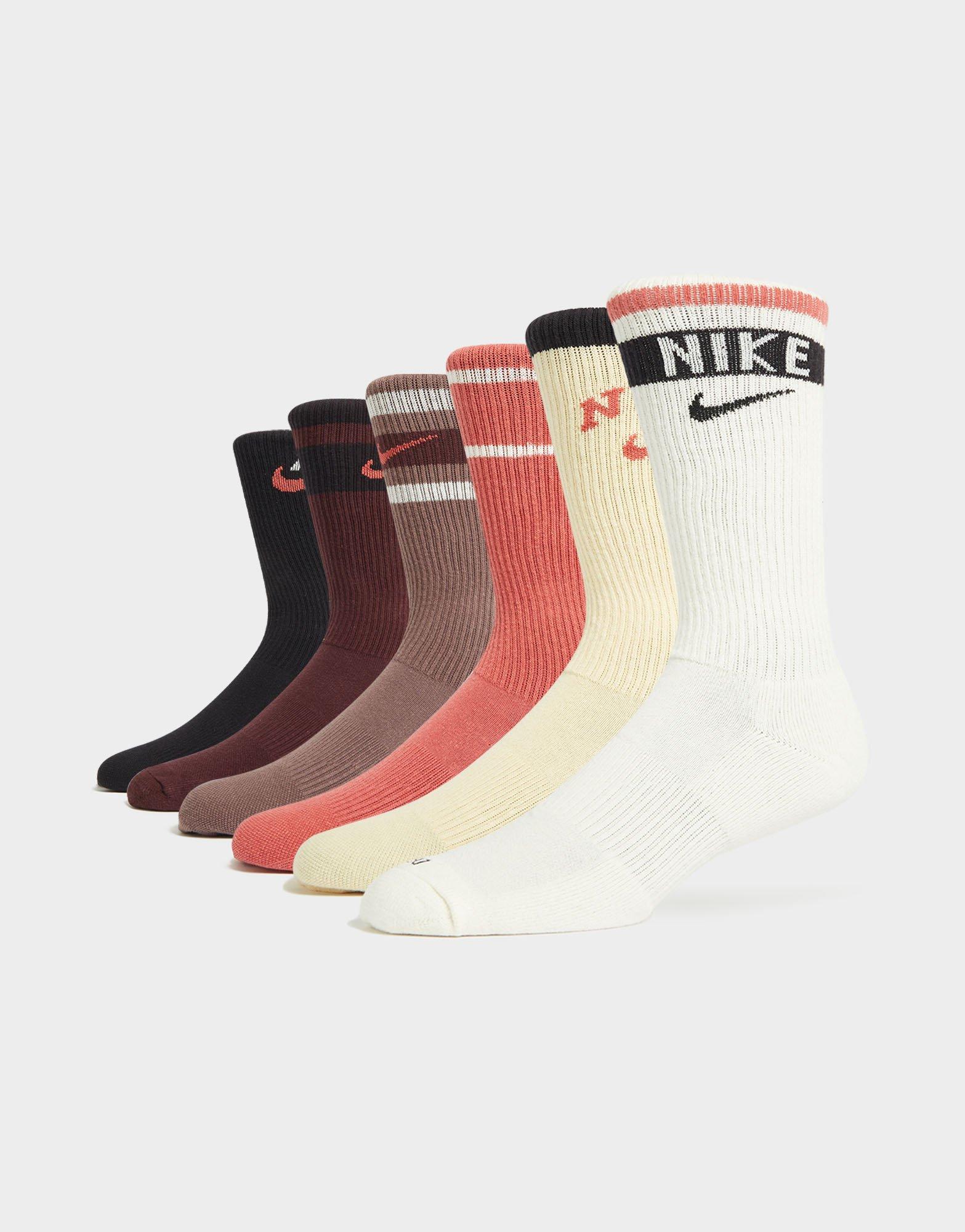 Multi Nike 6-Pack Everyday Cushioned Training Crew Socks - JD Sports Global