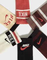 Nike 6 Paires de Chaussettes Rembourrées Crew