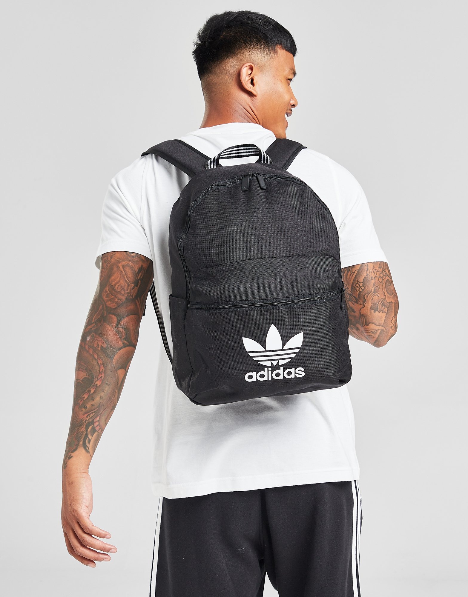 Black adidas Originals Adicolor Backpack Sports - JD Global