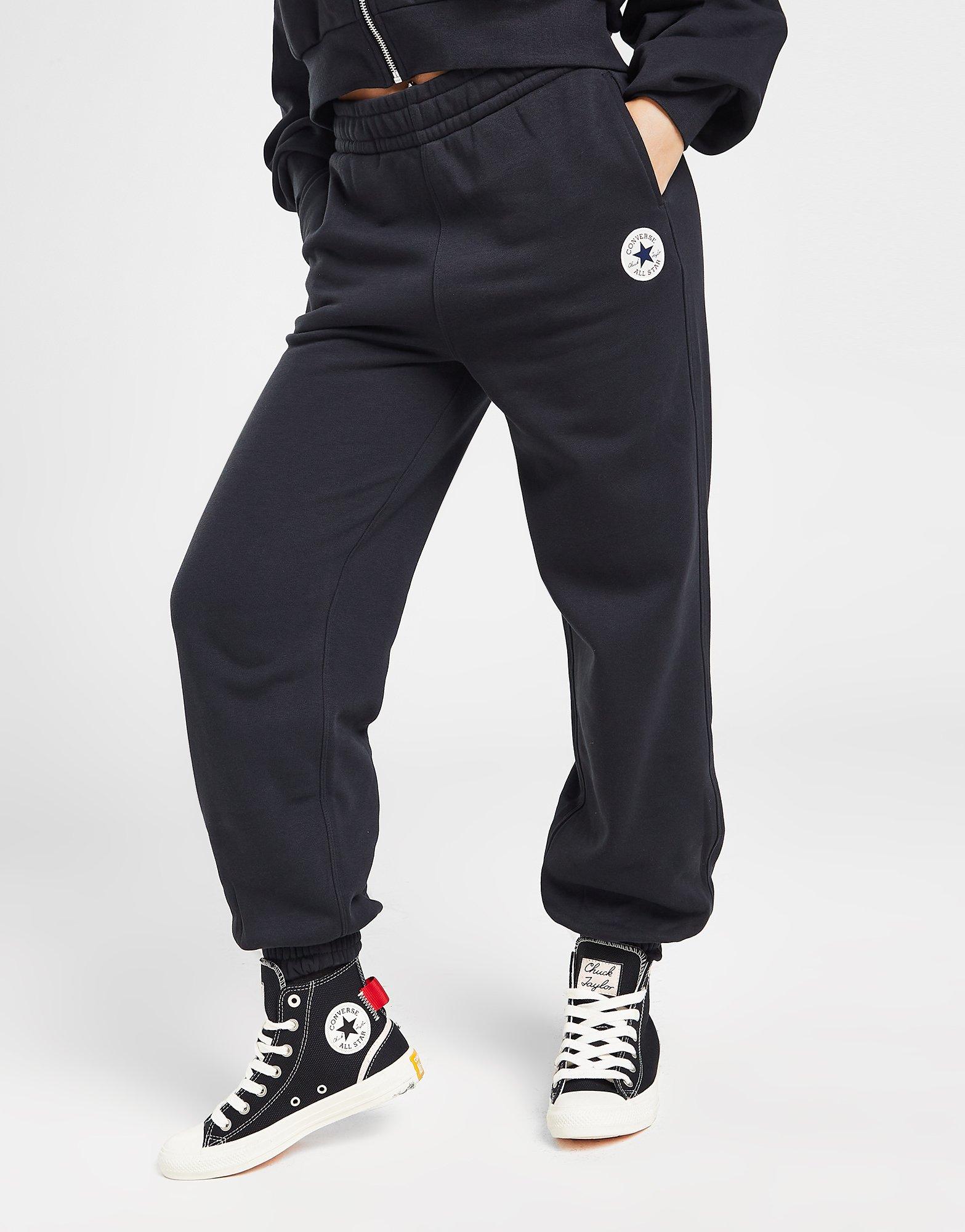 Womens black converse clearance tracksuit