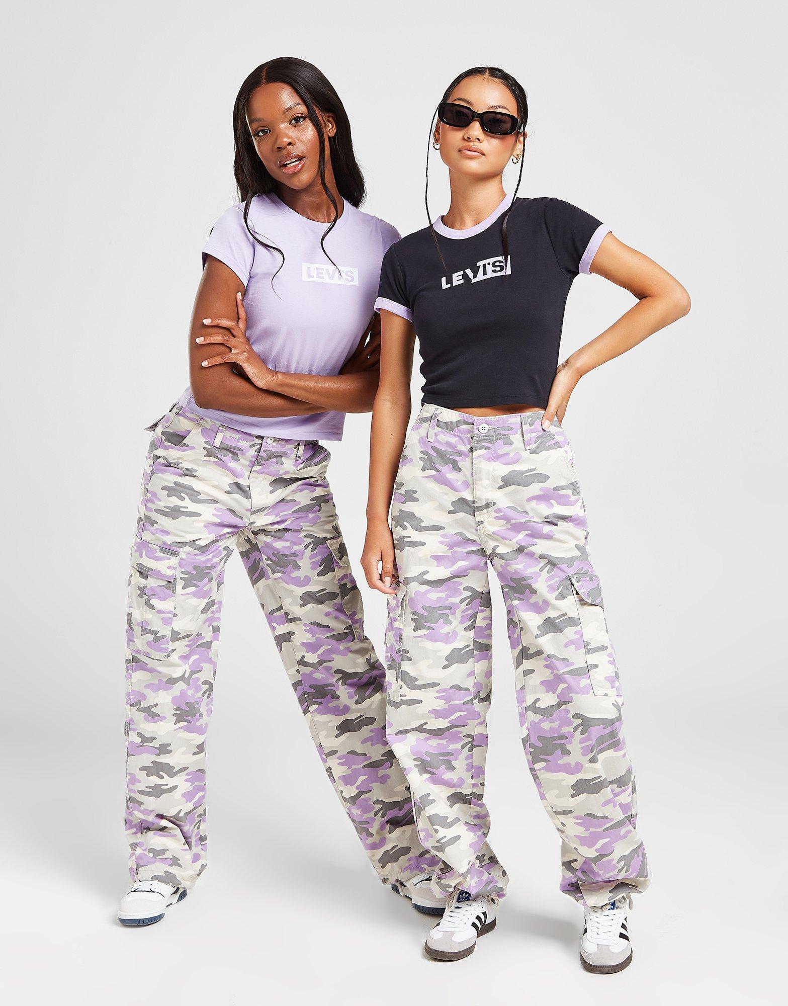 Purple camo best sale pants womens