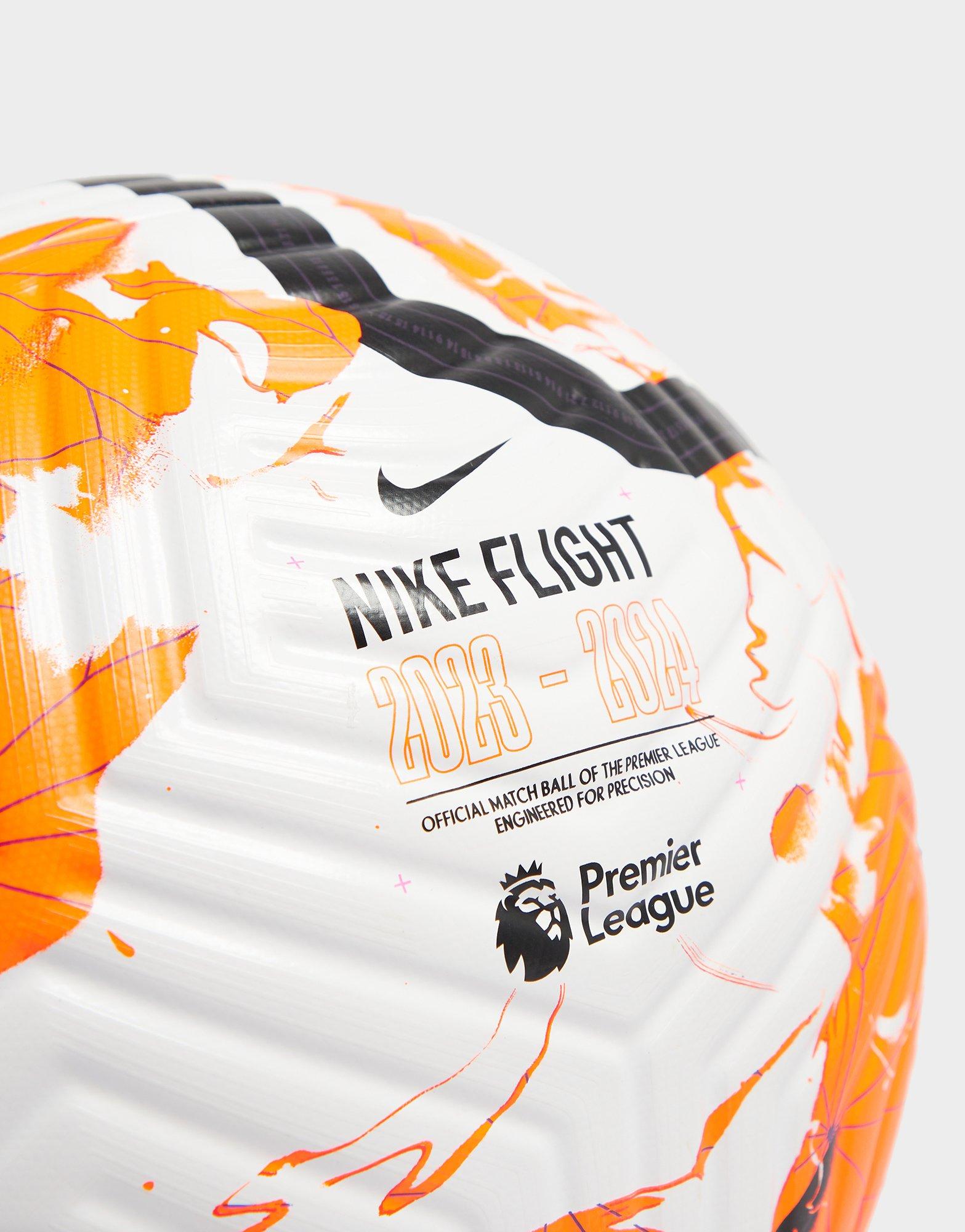 Nike Premier League 2023/24 Flight Match Ball White/Orange/Black